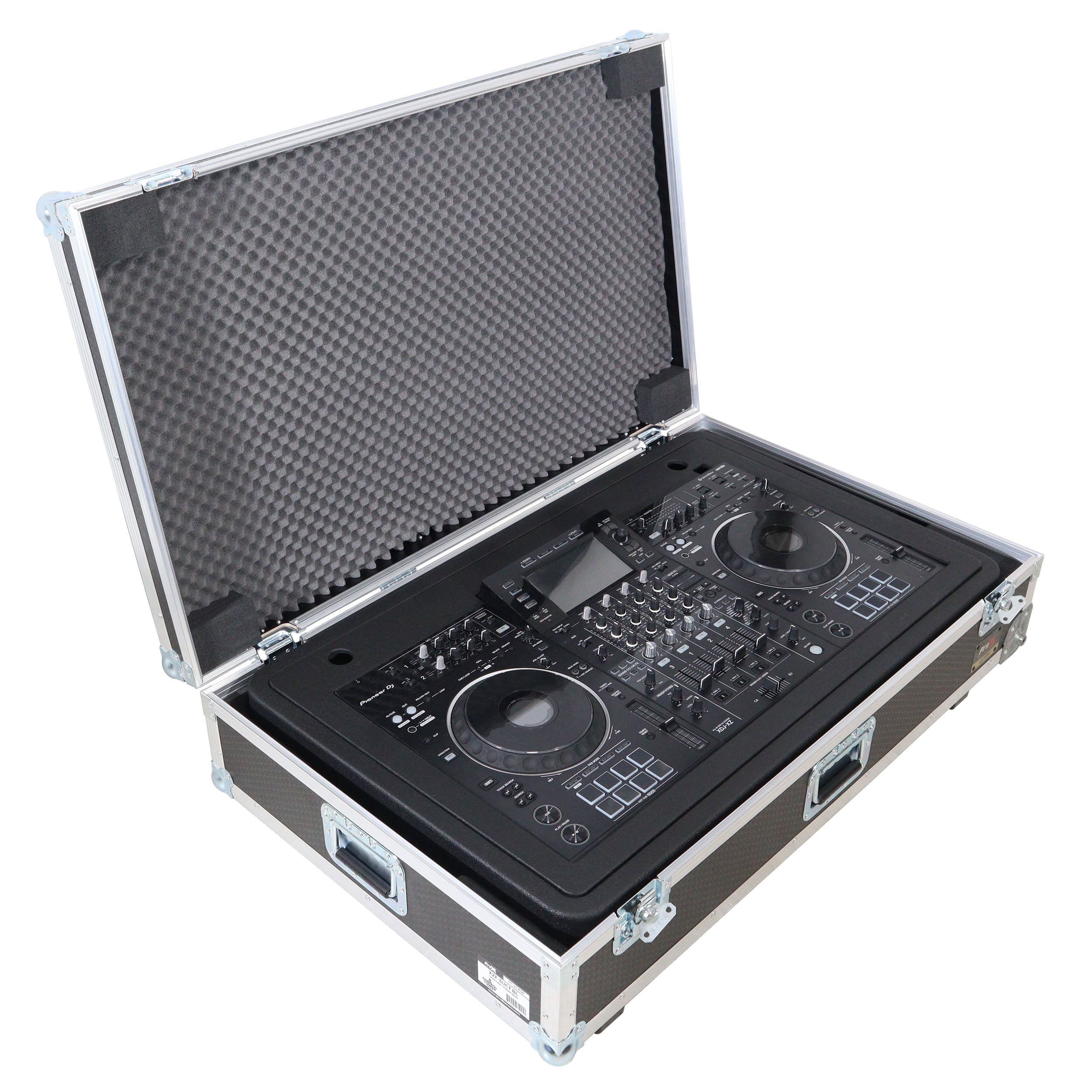 Set of Two ATA Flight Style Road Cases for ProX Control Tower DJ Podium Travel Stand