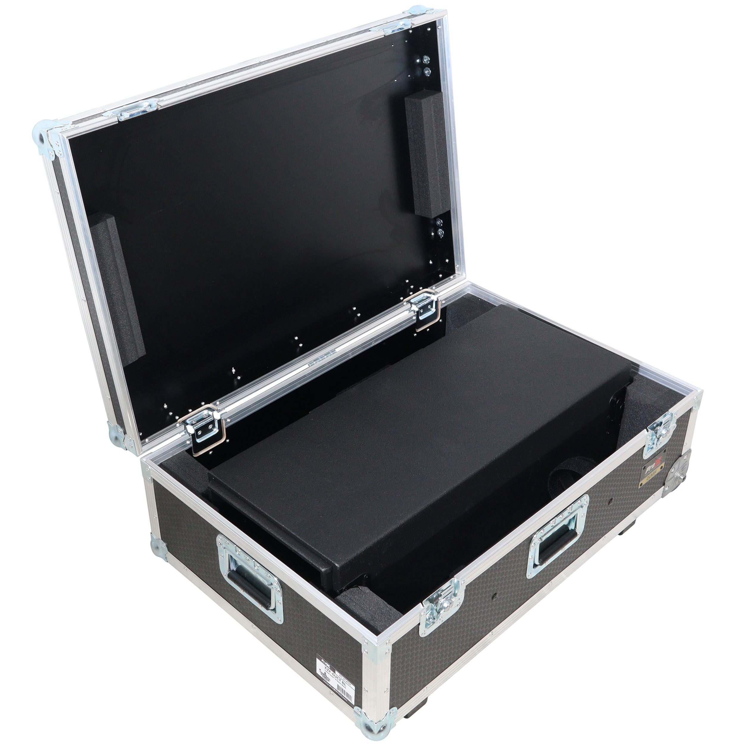 Set of Two ATA Flight Style Road Cases for ProX Control Tower DJ Podium Travel Stand