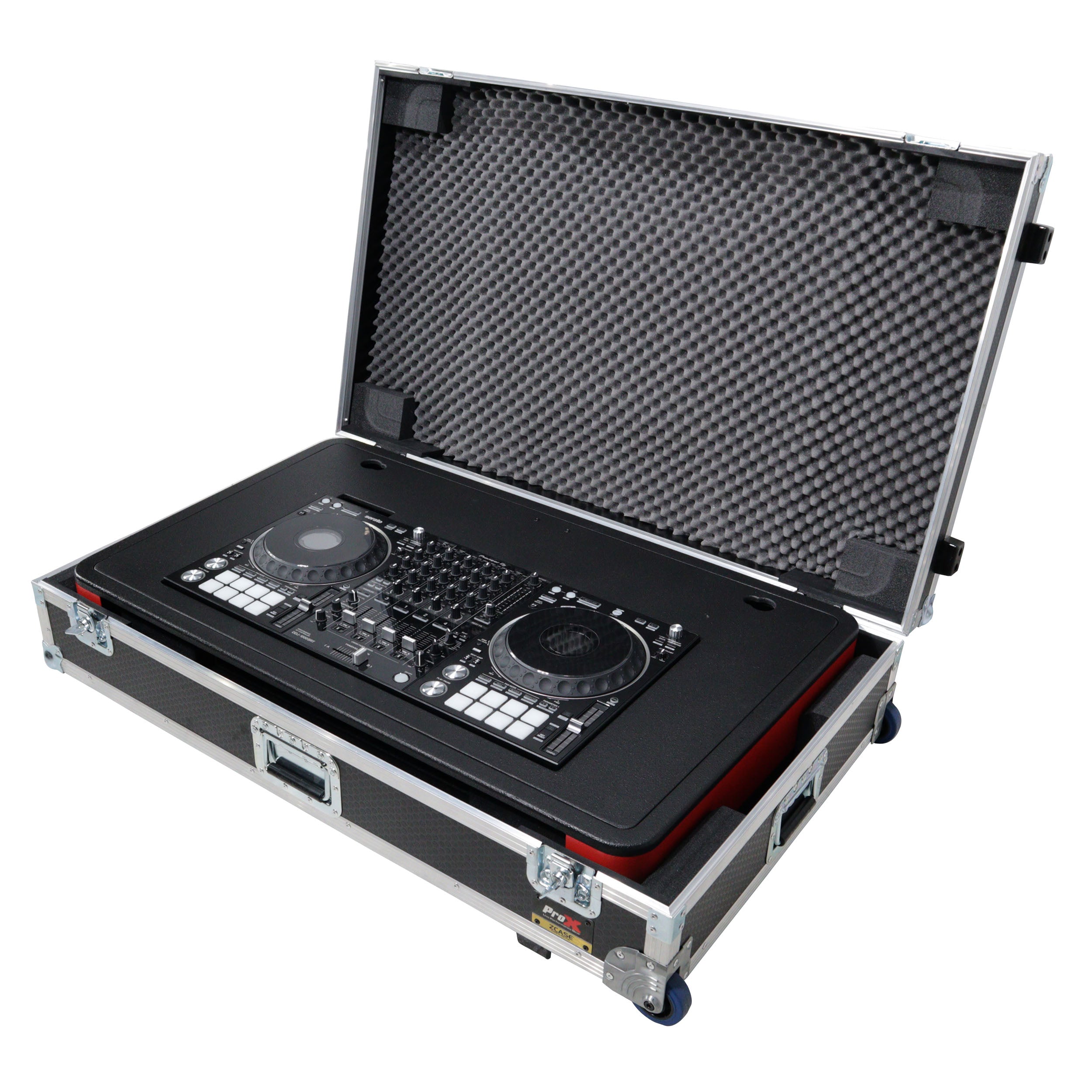 Set of Two ATA Flight Style Road Cases for ProX Control Tower DJ Podium Travel Stand