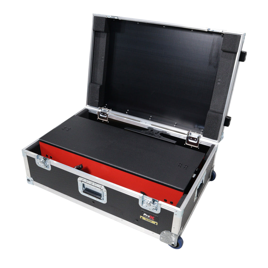Set of Two ATA Flight Style Road Cases for ProX Control Tower DJ Podium Travel Stand
