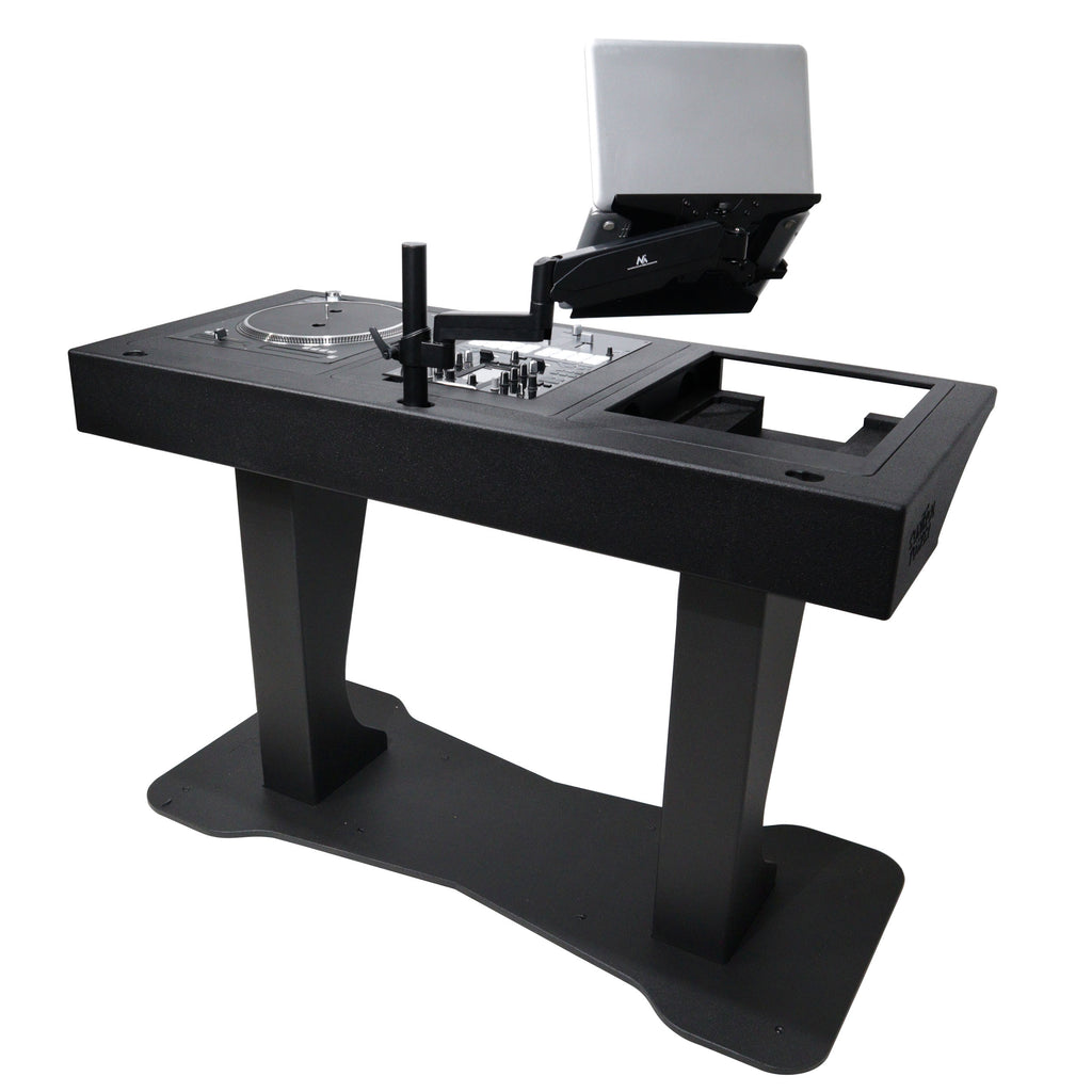 Control Tower DJ Podium with Road Cases for Pioneer CDJ-3000 Denon SC6000 CD Players RANE Twelve Turntable