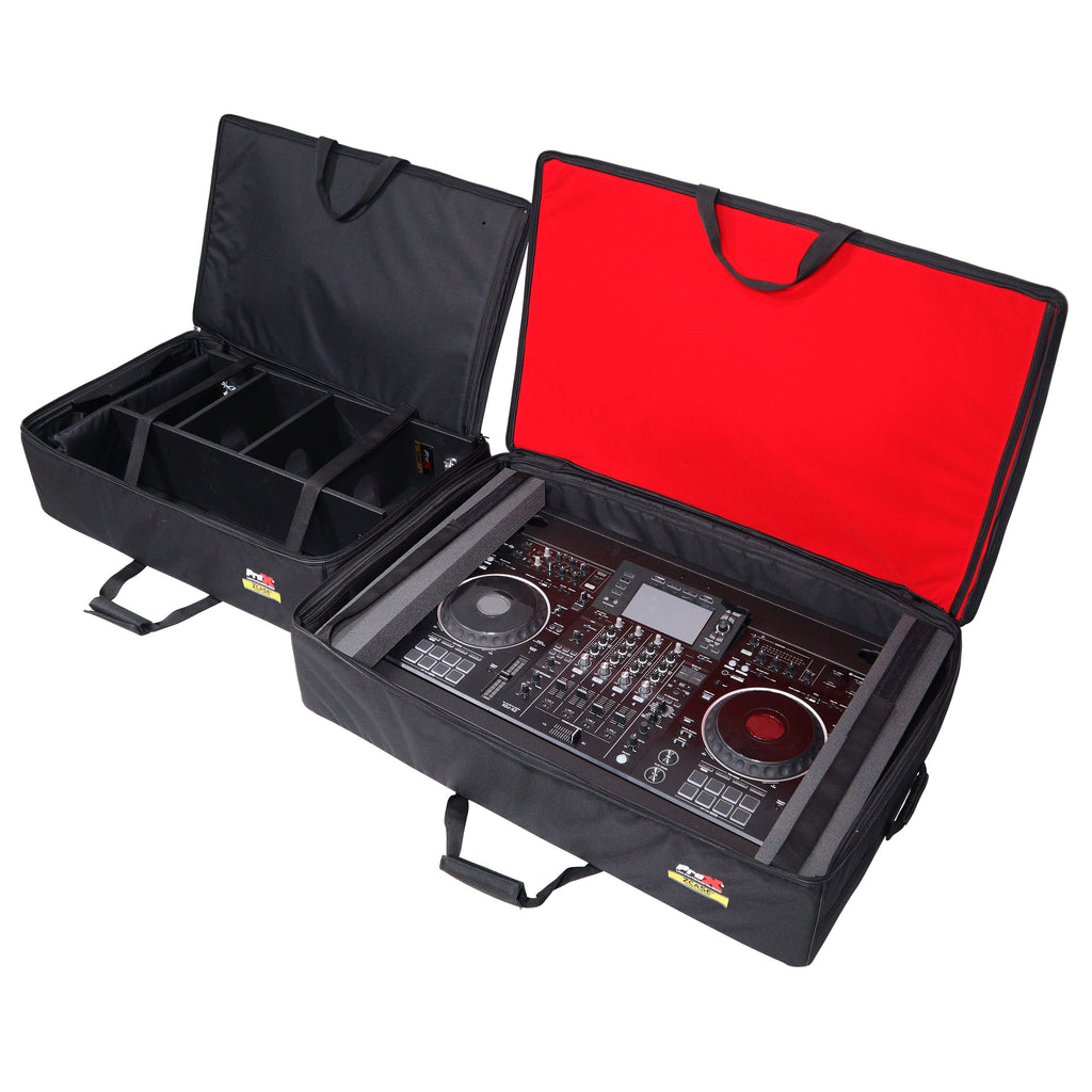 Set of Two Soft Padded Carrying Travel Bags for ProX Control Tower DJ Podium