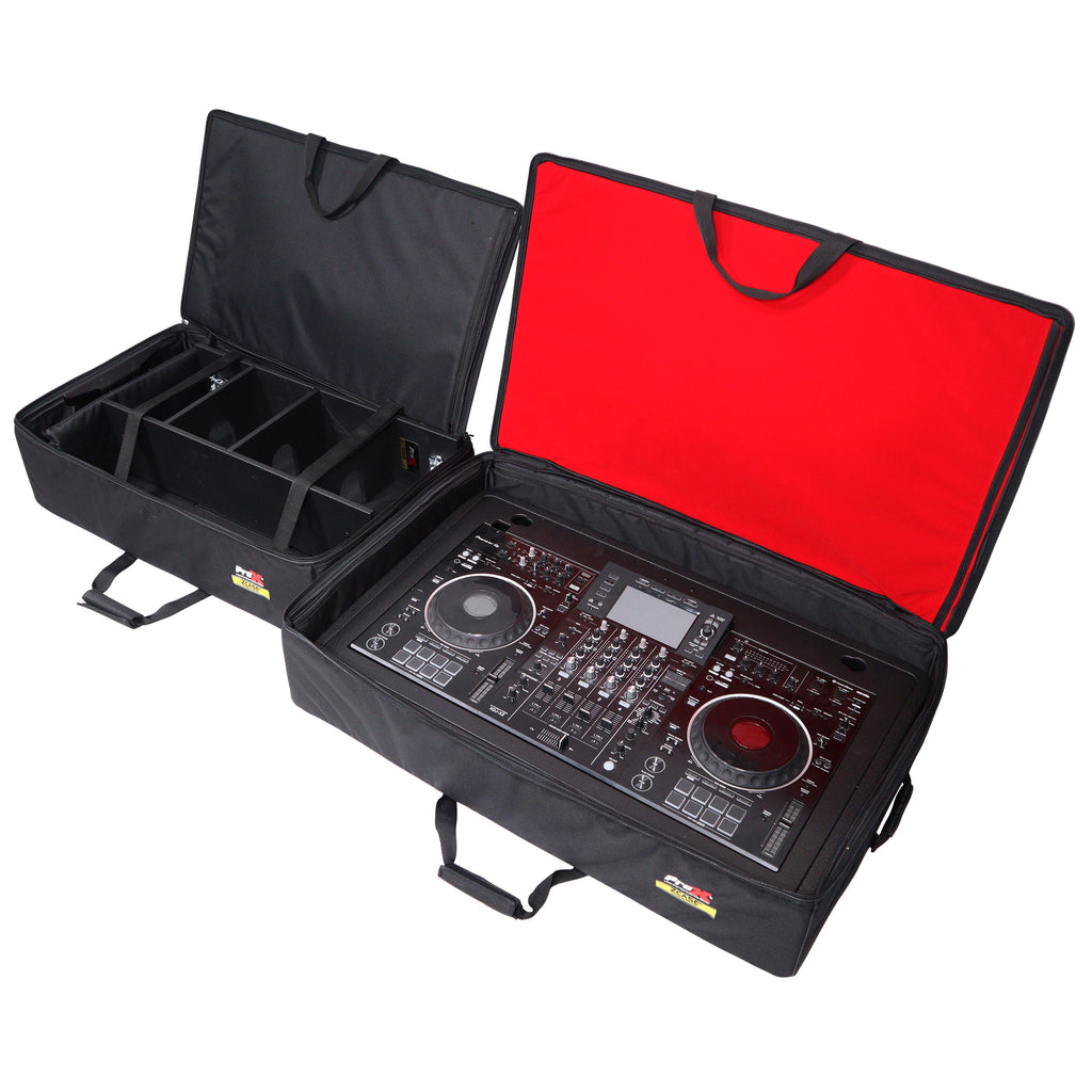 Set of Two Soft Padded Carrying Travel Bags for ProX Control Tower DJ Podium