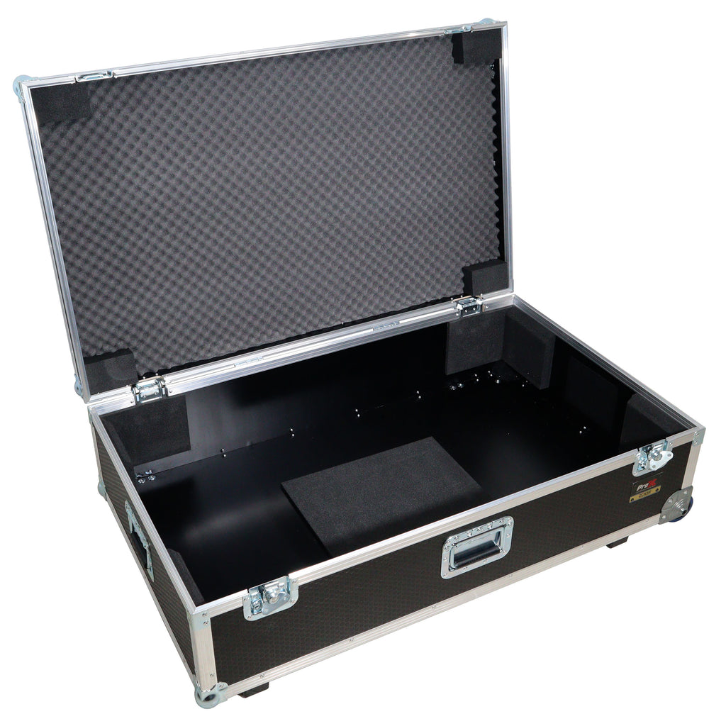 Control Tower DJ Podium with Road Cases for Pioneer DDJ-REV7 XDJ-XZ FLX10 RANE Four - White Finish