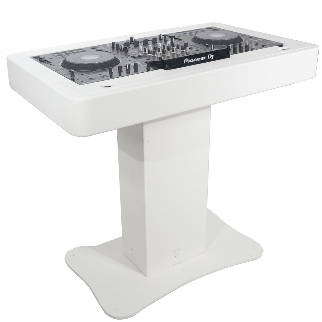 Control Tower DJ Podium for Pioneer DDJ-REV7 XDJ-XZ FLX10 RANE Four - White Finish