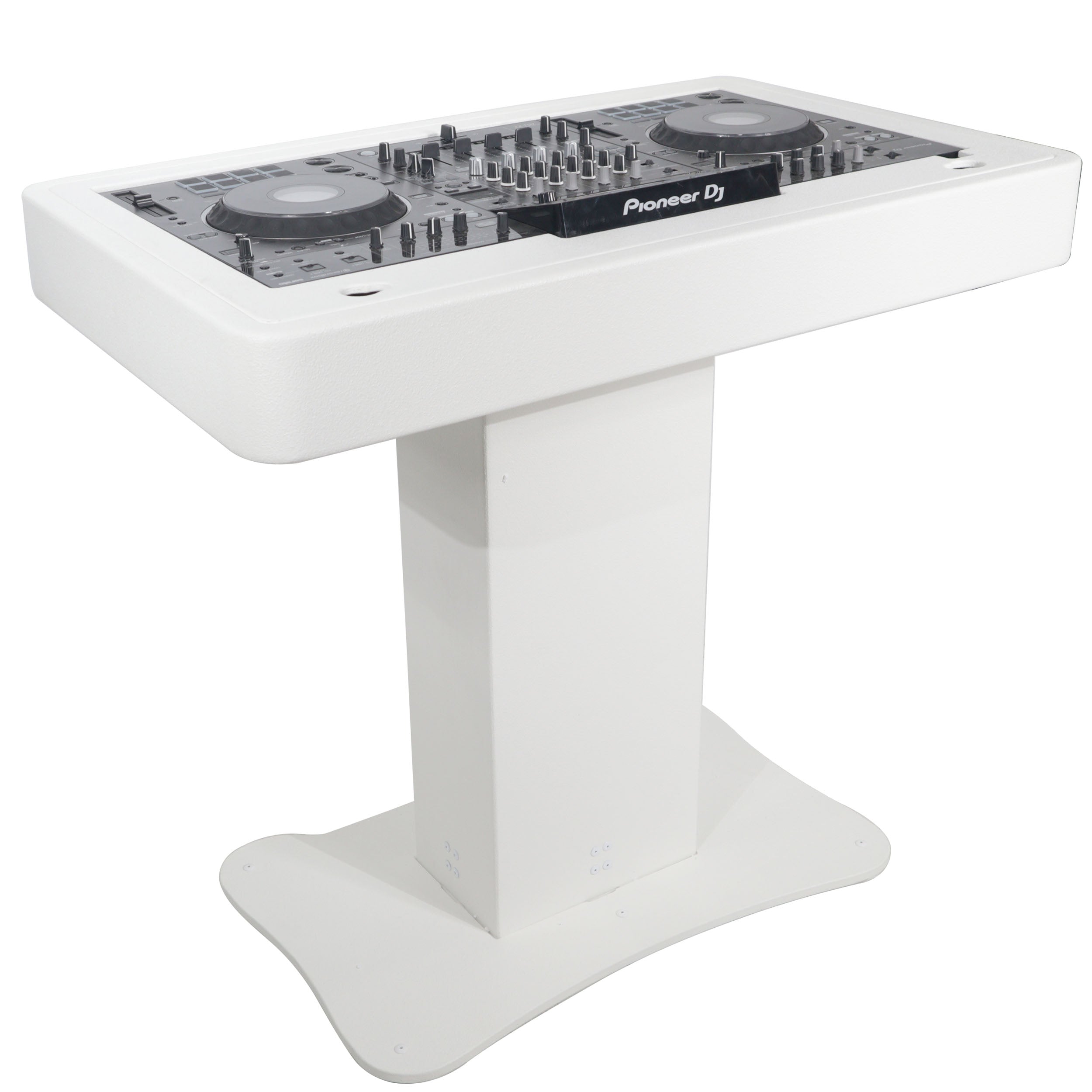 Control Tower DJ Podium for Pioneer DDJ-REV7 XDJ-XZ FLX10 RANE Four - White Finish