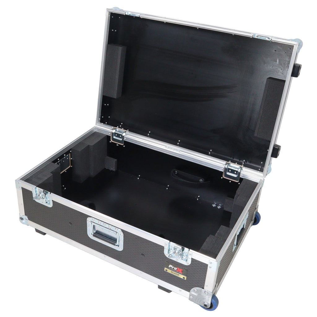 Control Tower DJ Podium with Road Cases for Pioneer DDJ-REV7 XDJ-XZ FLX10 RANE Four - White Finish