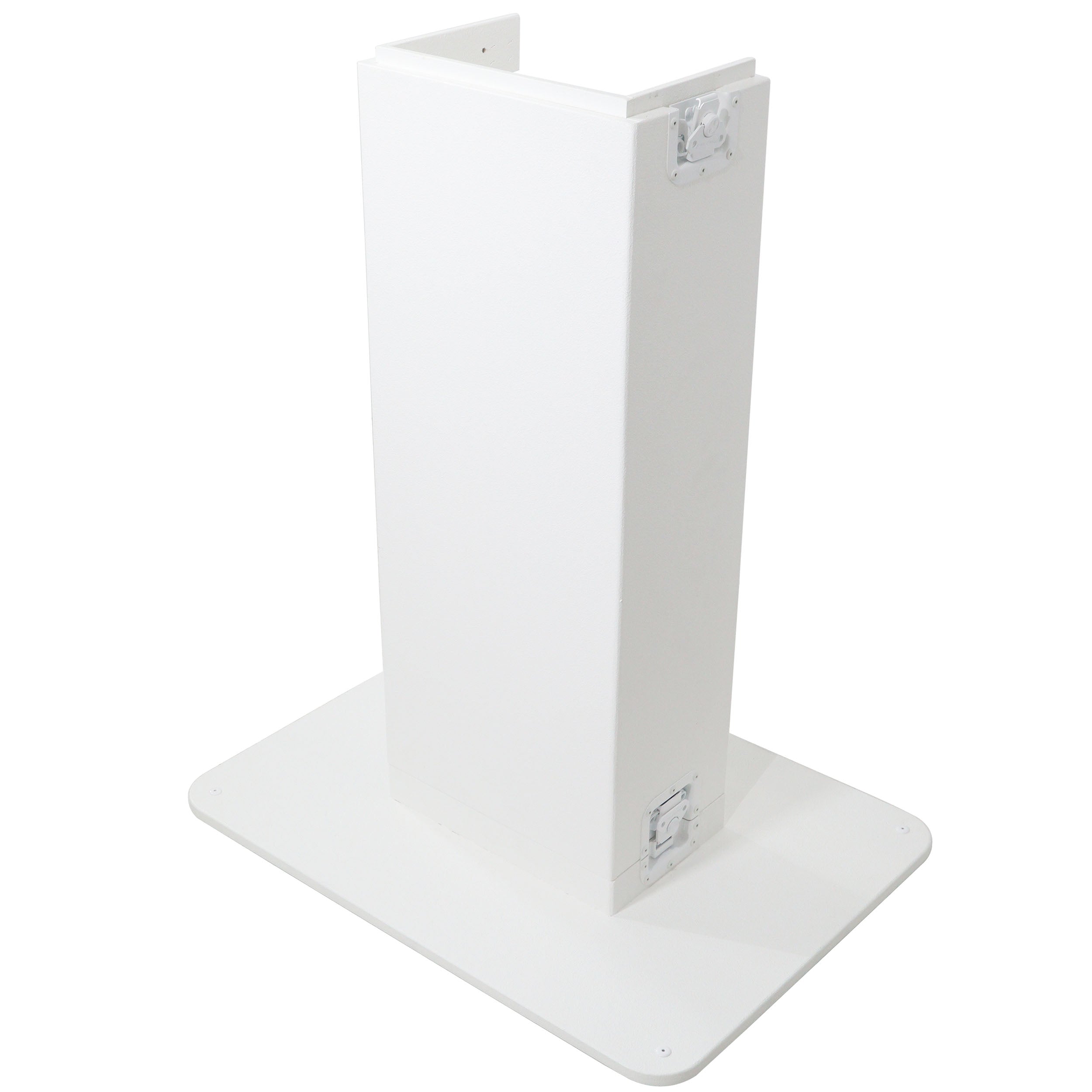 Control Tower DJ Podium with Road Cases for Pioneer DDJ-REV7 XDJ-XZ FLX10 RANE Four - White Finish