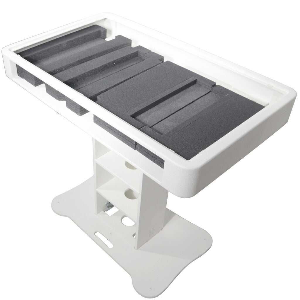 Control Tower DJ Podium for Pioneer DDJ-REV7 XDJ-XZ FLX10 RANE Four - White Finish