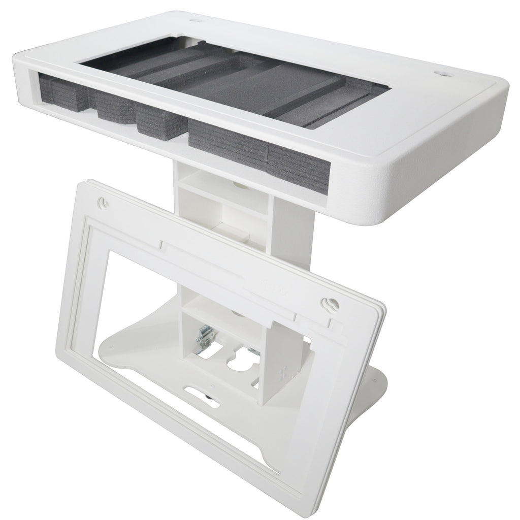 Control Tower DJ Podium for Pioneer DDJ-REV7 XDJ-XZ FLX10 RANE Four - White Finish
