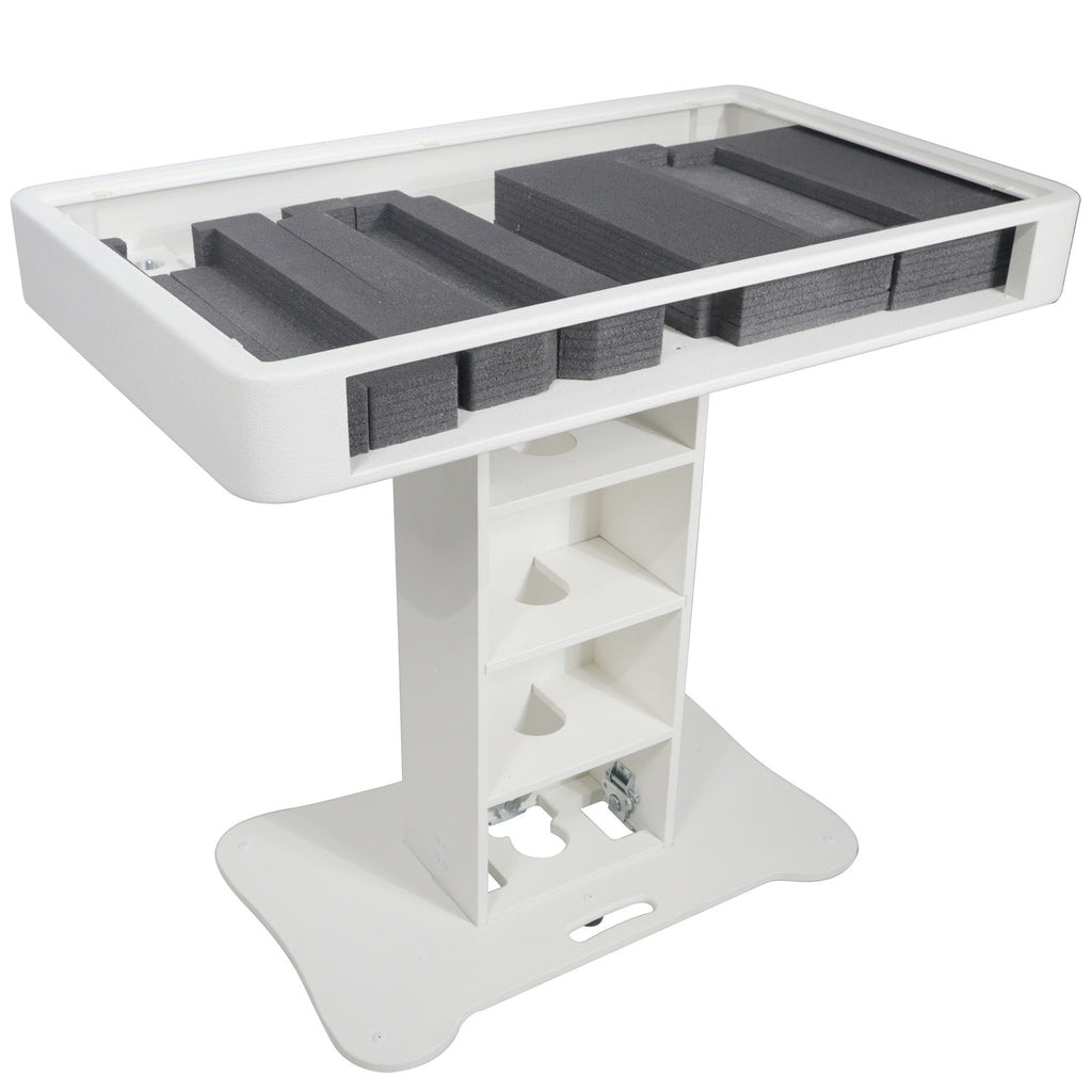 Control Tower DJ Podium for Pioneer DDJ-REV7 XDJ-XZ FLX10 RANE Four - White Finish