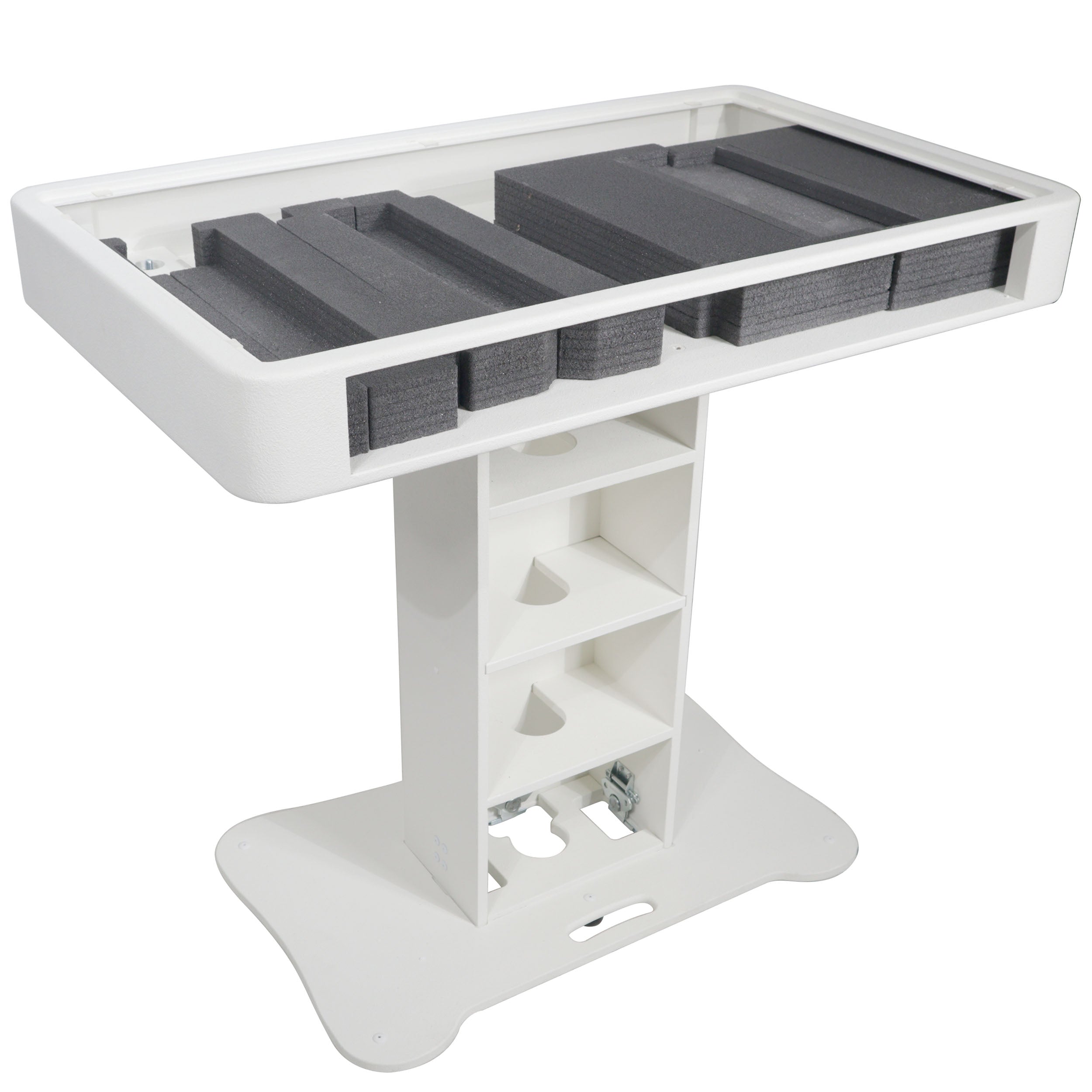 Control Tower DJ Podium for Pioneer DDJ-REV7 XDJ-XZ FLX10 RANE Four - White Finish
