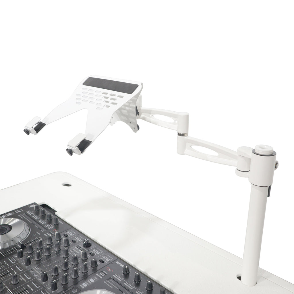 Control Tower DJ Podium for Pioneer DDJ-REV7 XDJ-XZ FLX10 RANE Four - White Finish