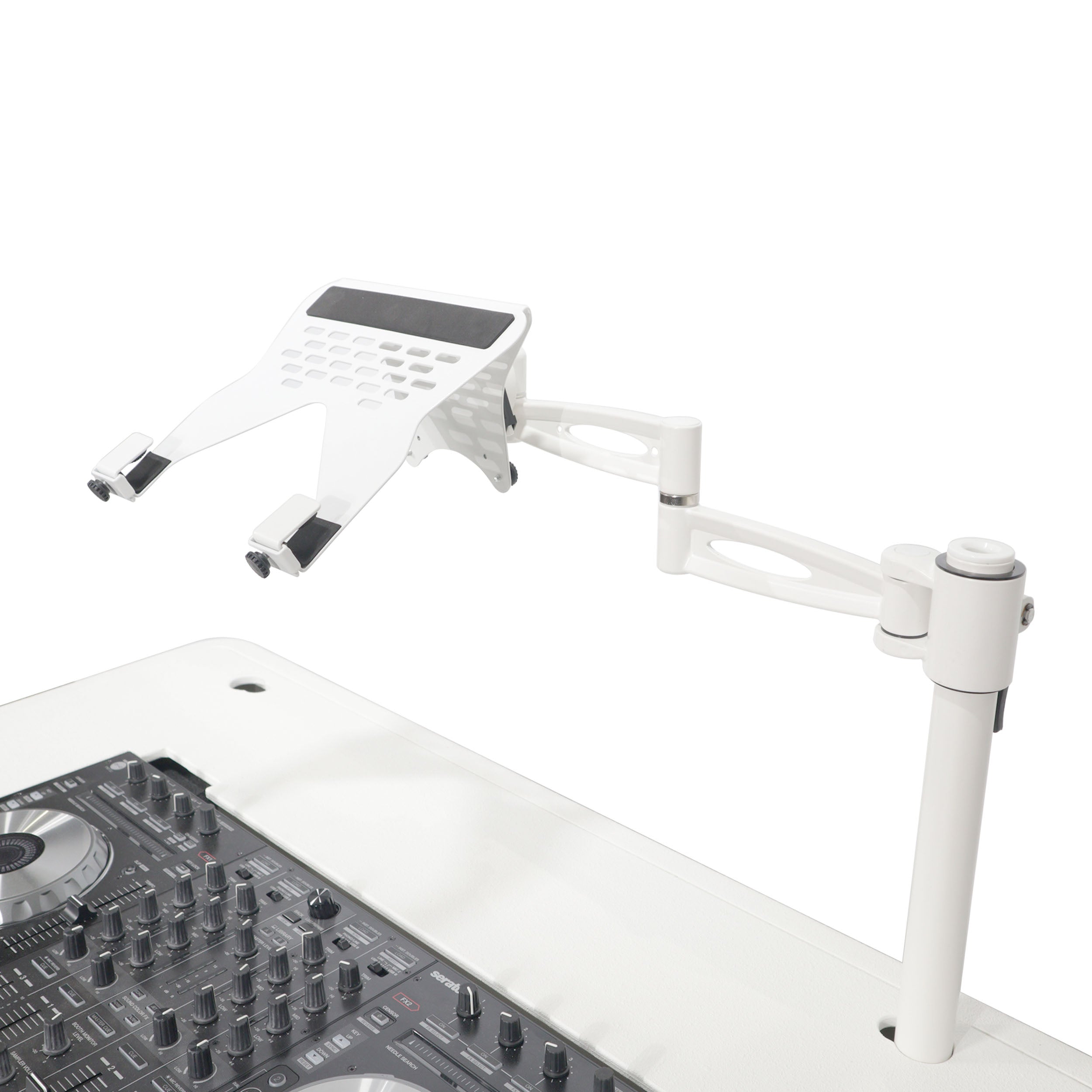 Control Tower DJ Podium for Pioneer DDJ-REV7 XDJ-XZ FLX10 RANE Four - White Finish
