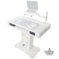 Control Tower DJ Podium for Pioneer DDJ-REV7 XDJ-XZ FLX10 RANE Four - White Finish