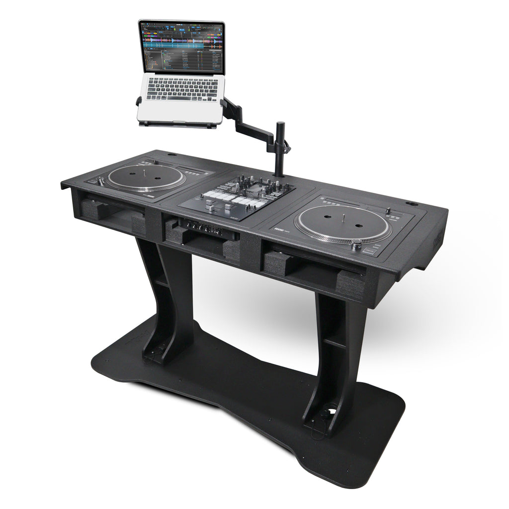 Control Tower DJ Podium with Road Cases for Pioneer CDJ-3000 Denon SC6000 CD Players RANE Twelve Turntable