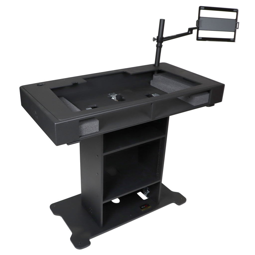 XL DJ Control Tower in Black Fits 2x CDJ3000-A9 or 2x Rane12 -72 or Opus Quad - incl 2 Flight cases