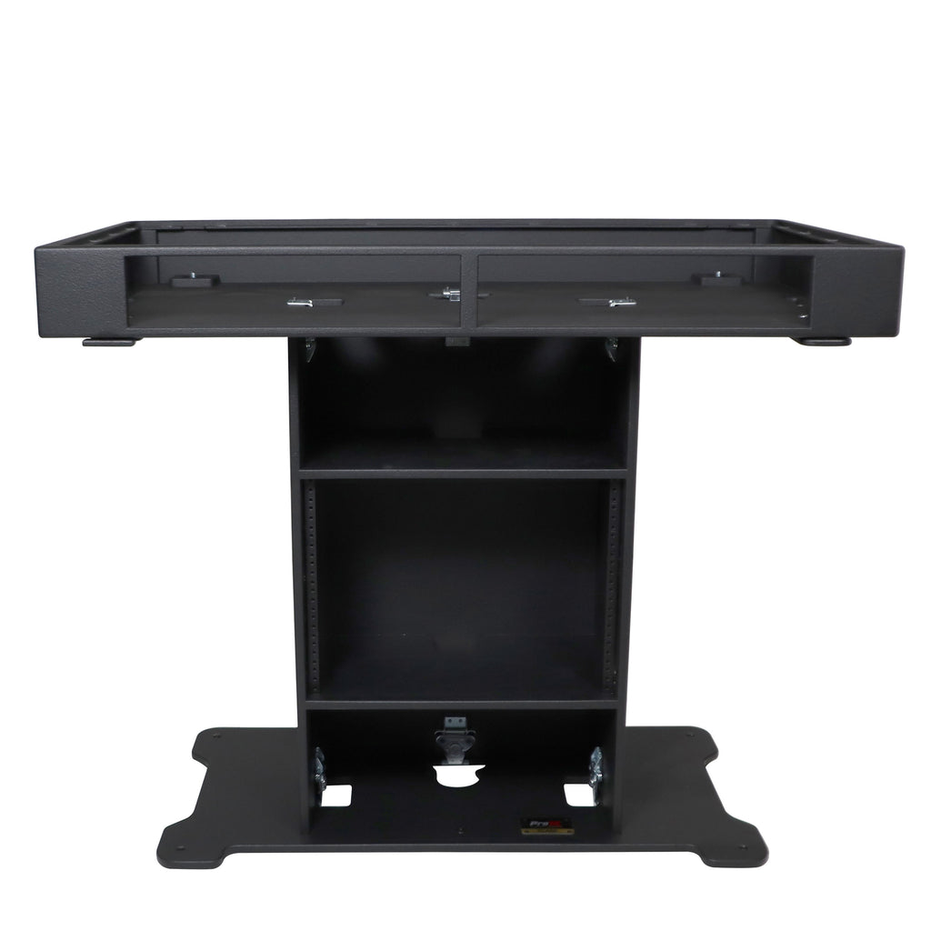 XL DJ Control Tower in Black Fits 2x CDJ3000-A9 or 2x Rane12 -72 or Opus Quad - incl 2 Flight cases