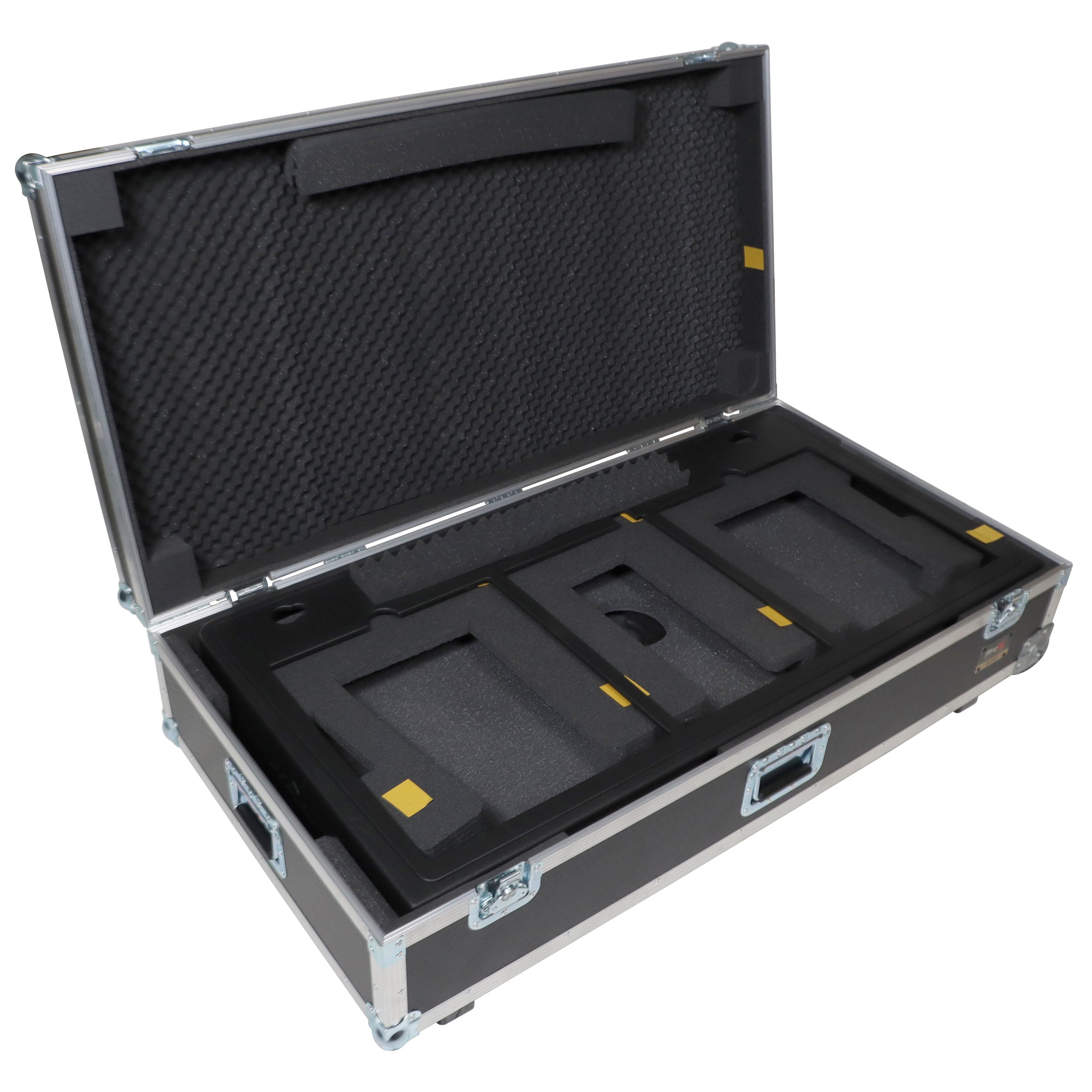 XL DJ Control Tower in Black Fits 2x CDJ3000-A9 or 2x Rane12 -72 or Opus Quad - incl 2 Flight cases