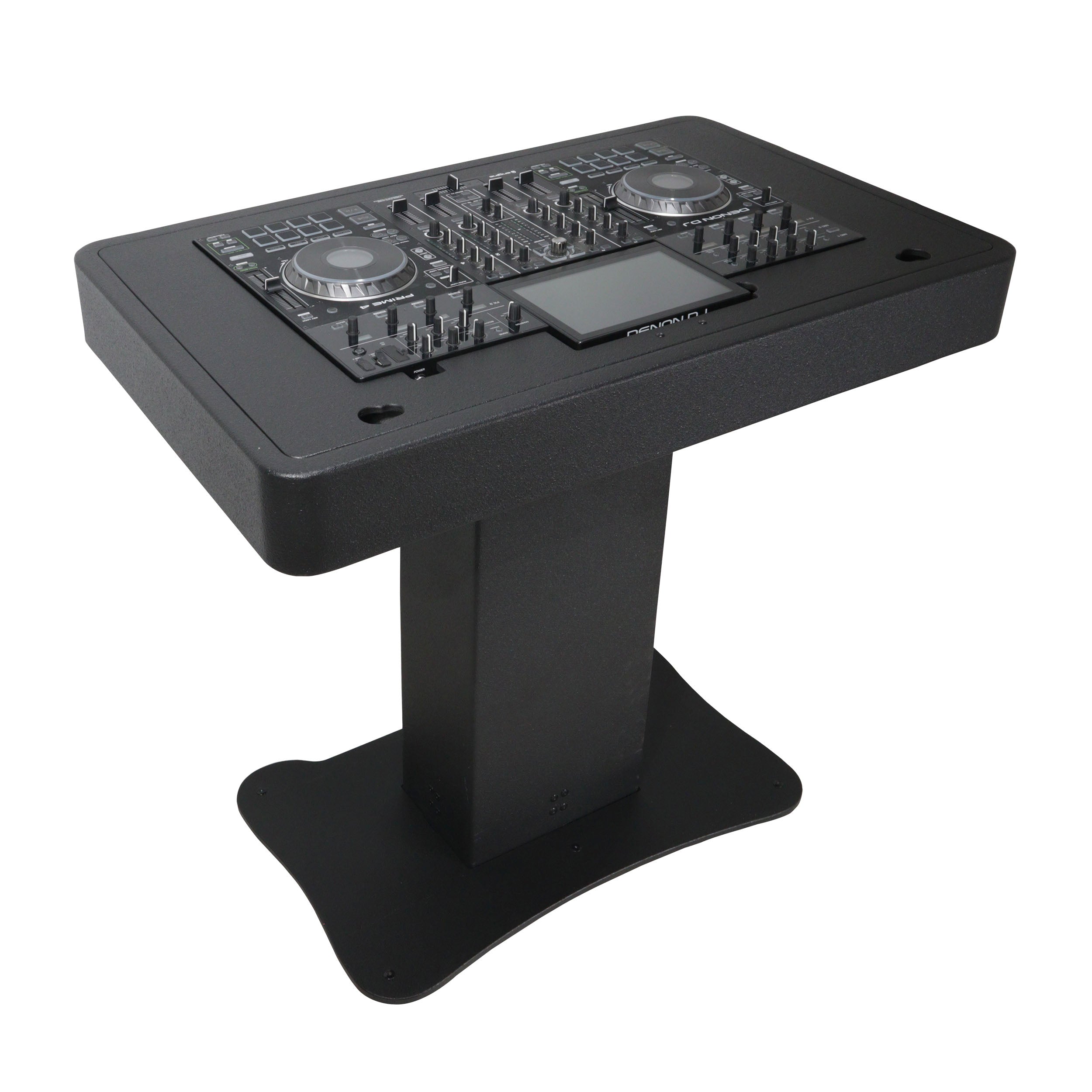 Replacement for Denon PRIME 4 Top Face Plate for Control Tower DJ Podium Black Finish