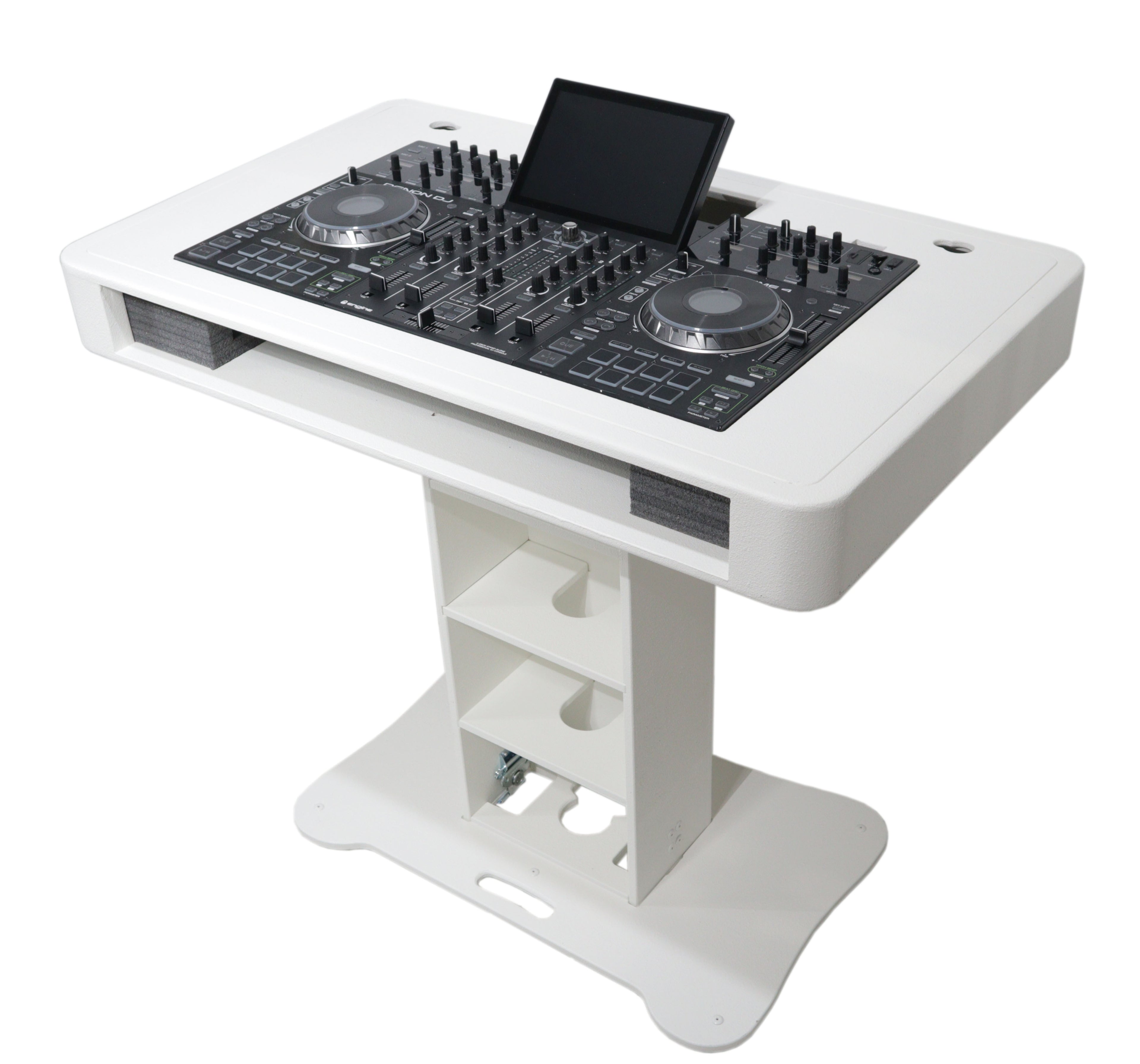 Replacement for Denon PRIME 4 Top Face Plate for Control Tower DJ Podium White Finish