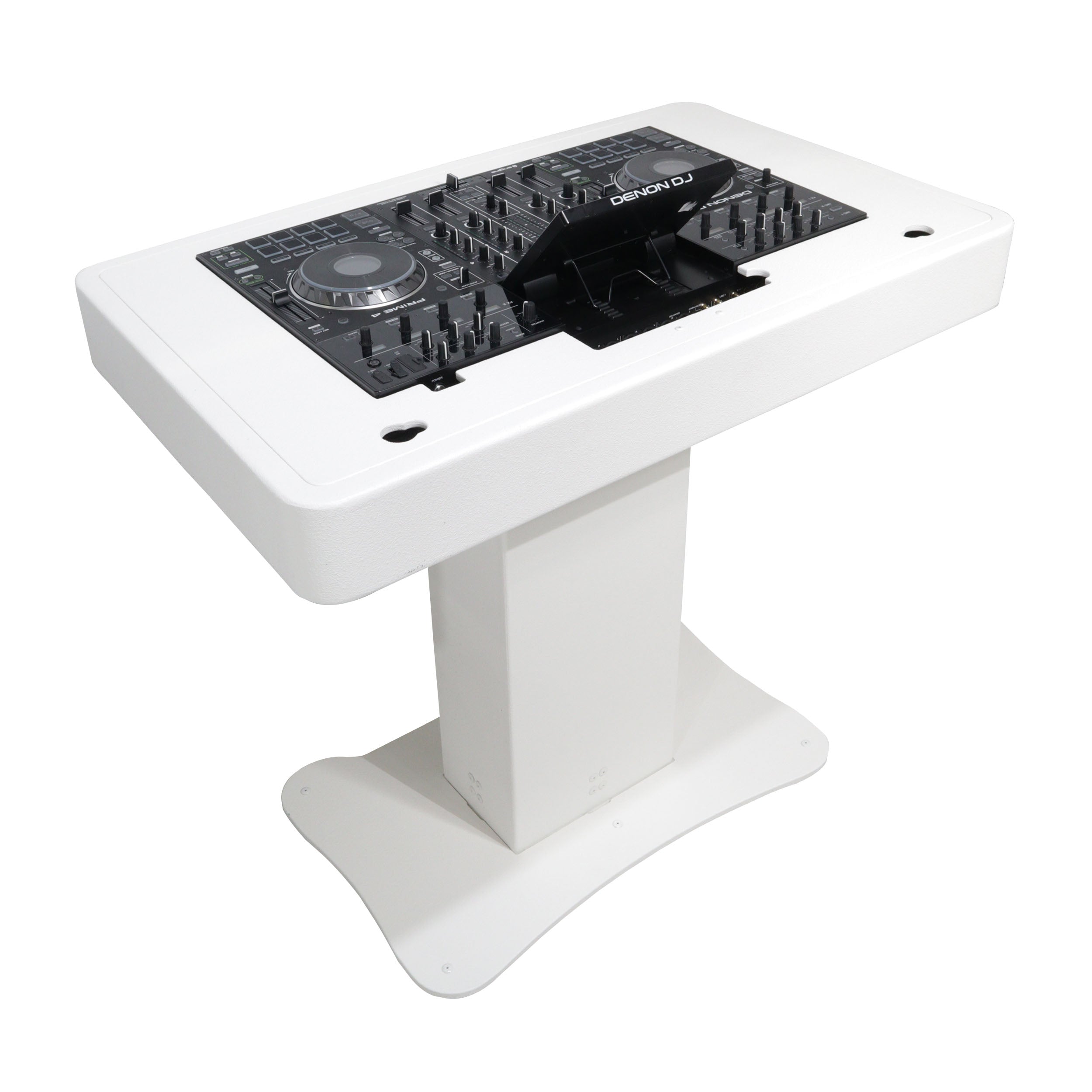 Replacement for Denon PRIME 4 Top Face Plate for Control Tower DJ Podium White Finish