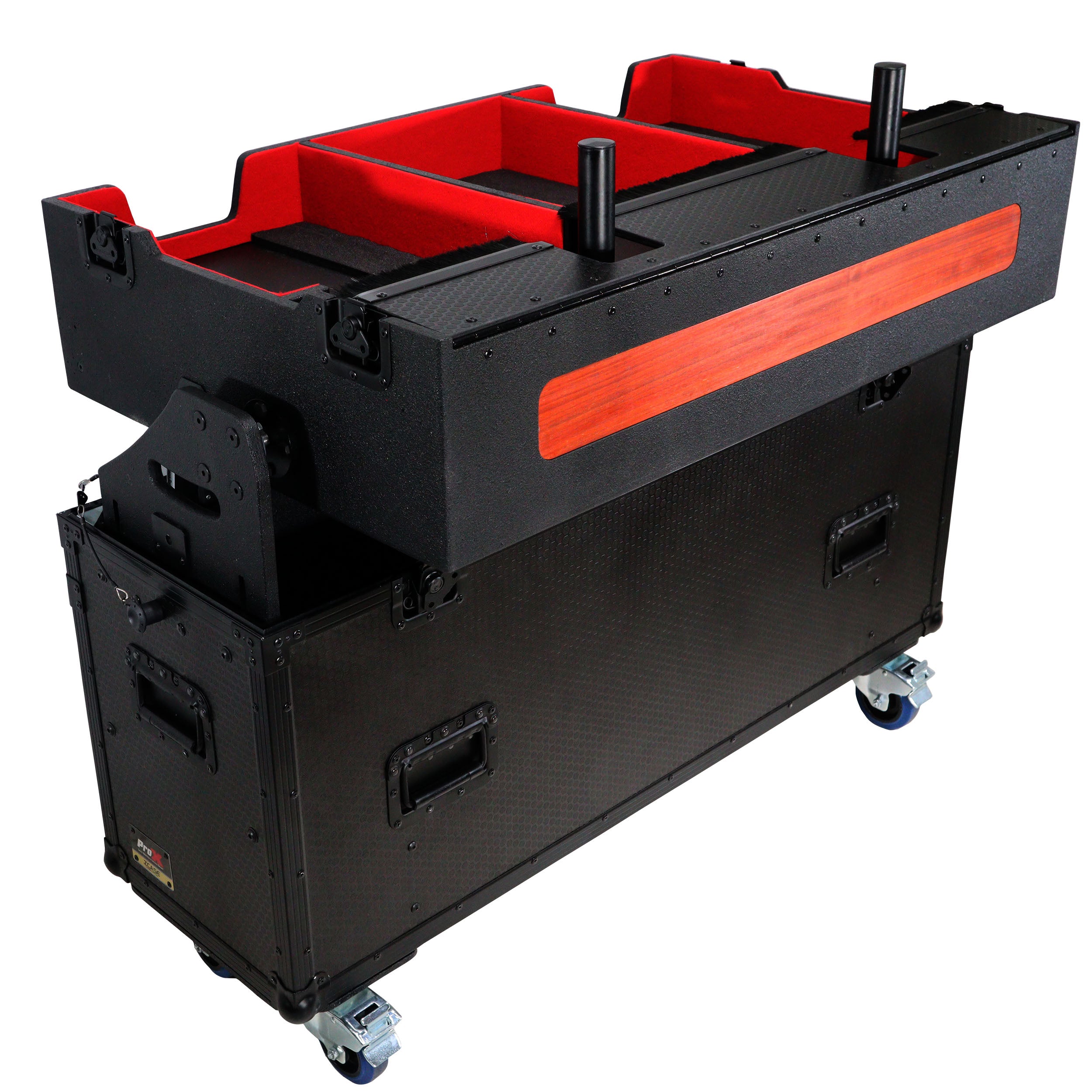 Flip-Ready Easy Retracting Hydraulic Lift Case for Denon DJ  SC 6000 PRIME | X1850 PRIME