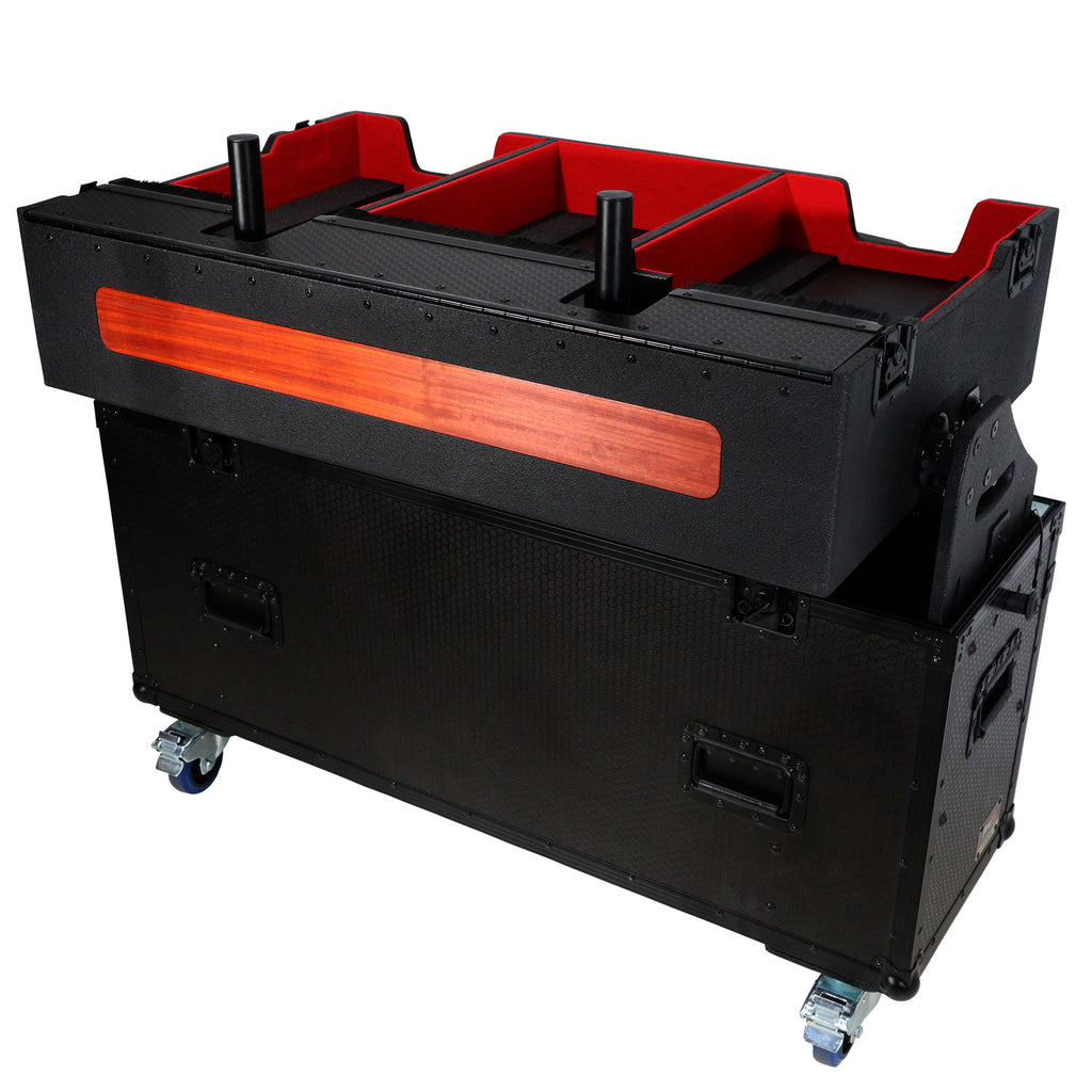 Flip-Ready Easy Retracting Hydraulic Lift Case for Denon DJ  SC 6000 PRIME | X1850 PRIME