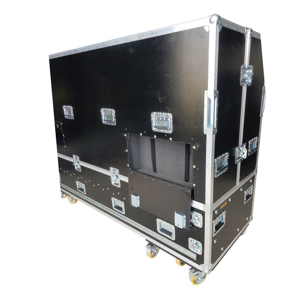 MIDAS XL4 Flip-Ready Hydraulic Console Easy Retracting Lifting 3X2U Rack Space Detachable Case by ZCASE Poland