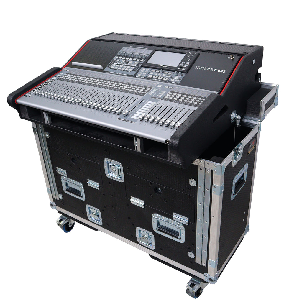 Flip-Ready Easy Retracting Hydraulic Lift Case for PreSonus StudioLive 64S & 32S Mixing Console