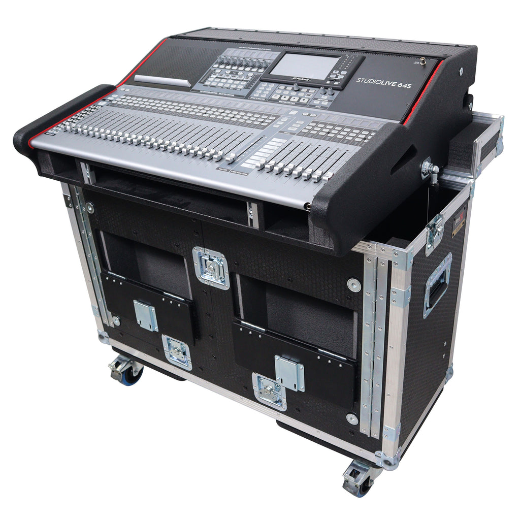 Flip-Ready Easy Retracting Hydraulic Lift Case for PreSonus StudioLive 64S & 32S Mixing Console