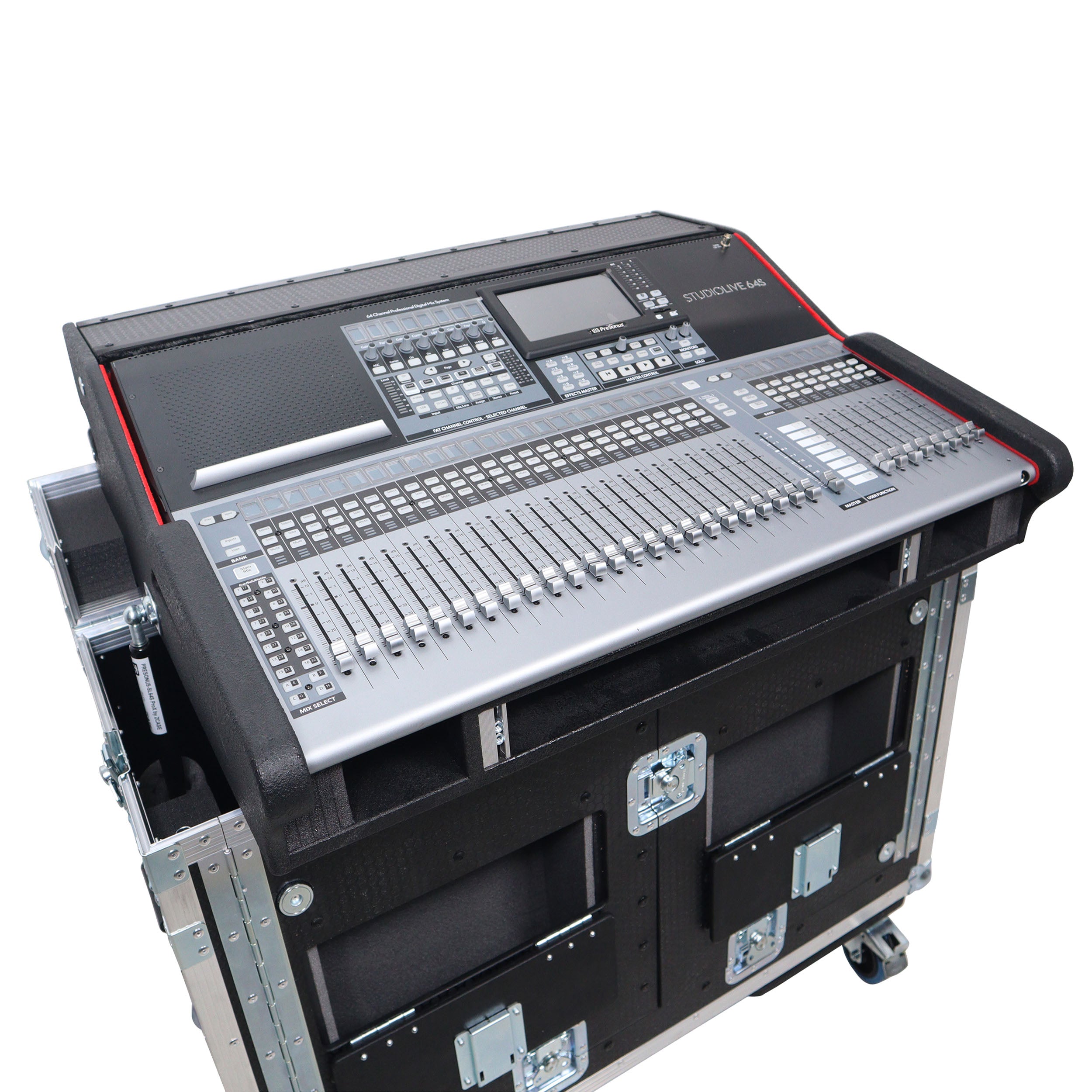 Flip-Ready Easy Retracting Hydraulic Lift Case for PreSonus StudioLive 64S & 32S Mixing Console