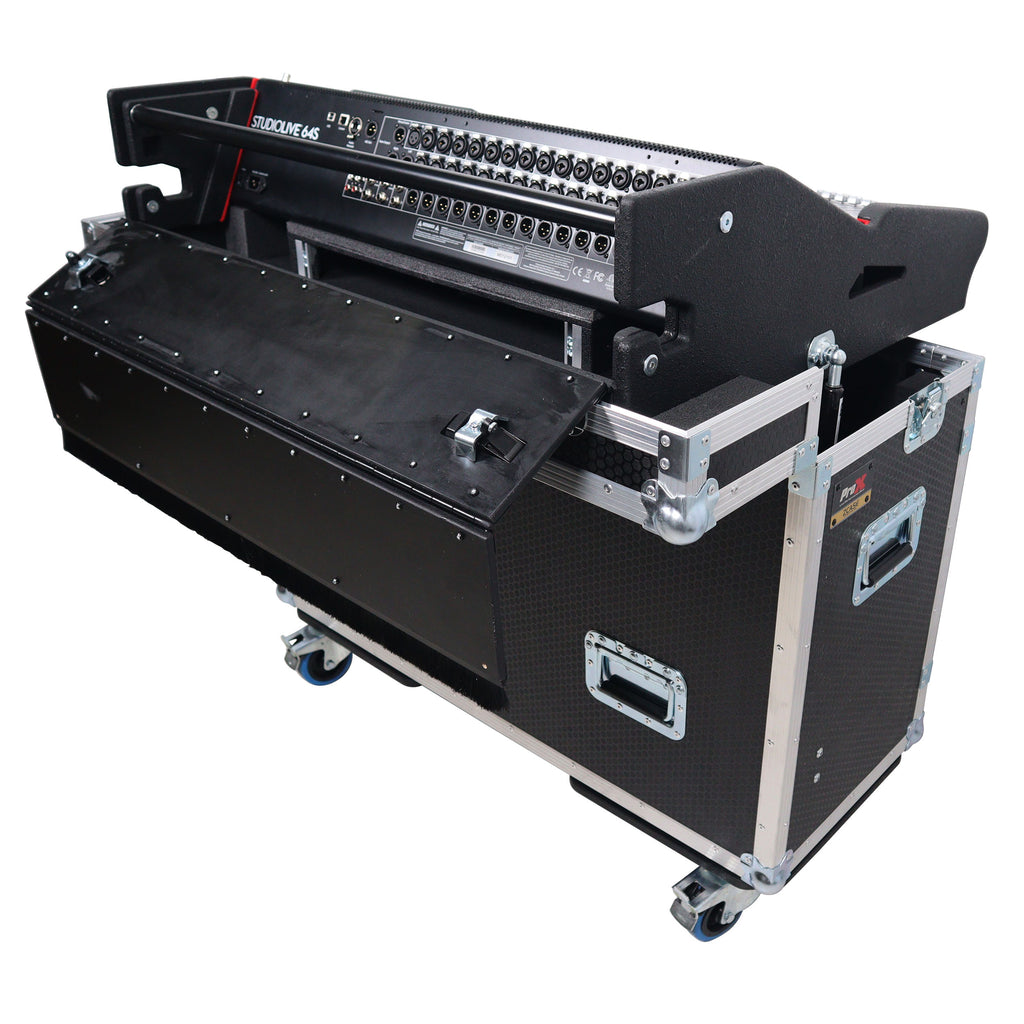 Flip-Ready Easy Retracting Hydraulic Lift Case for PreSonus StudioLive 64S & 32S Mixing Console