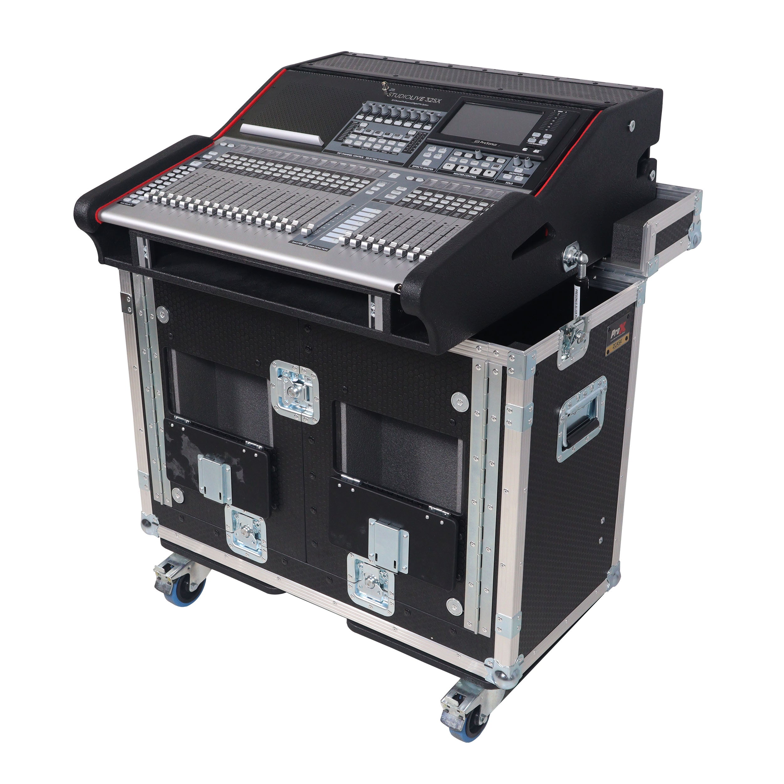 Flip-Ready Easy Retracting Hydraulic Lift Case for PreSonus StudioLive 32SX Mixing Console