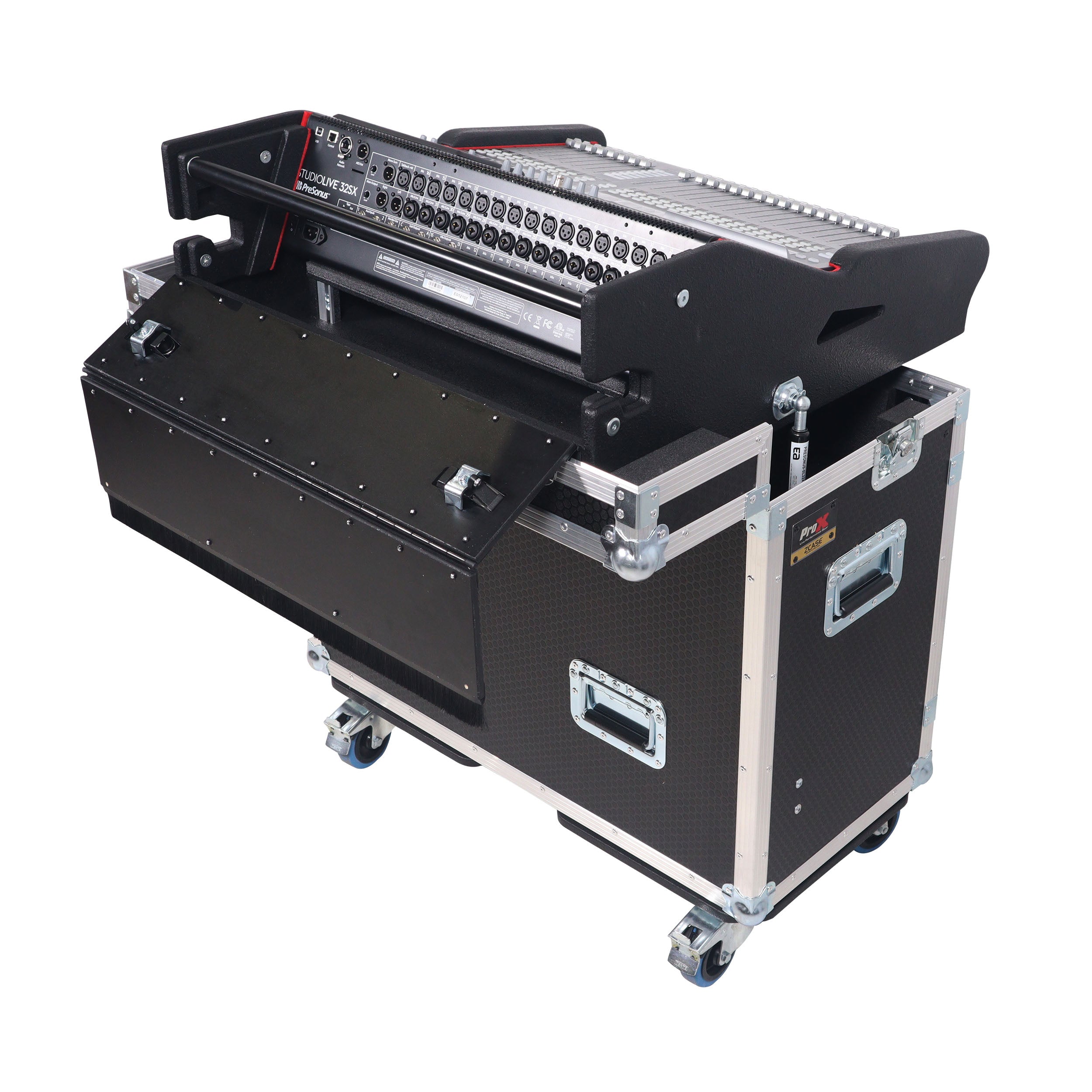 Flip-Ready Easy Retracting Hydraulic Lift Case for PreSonus StudioLive 32SX Mixing Console