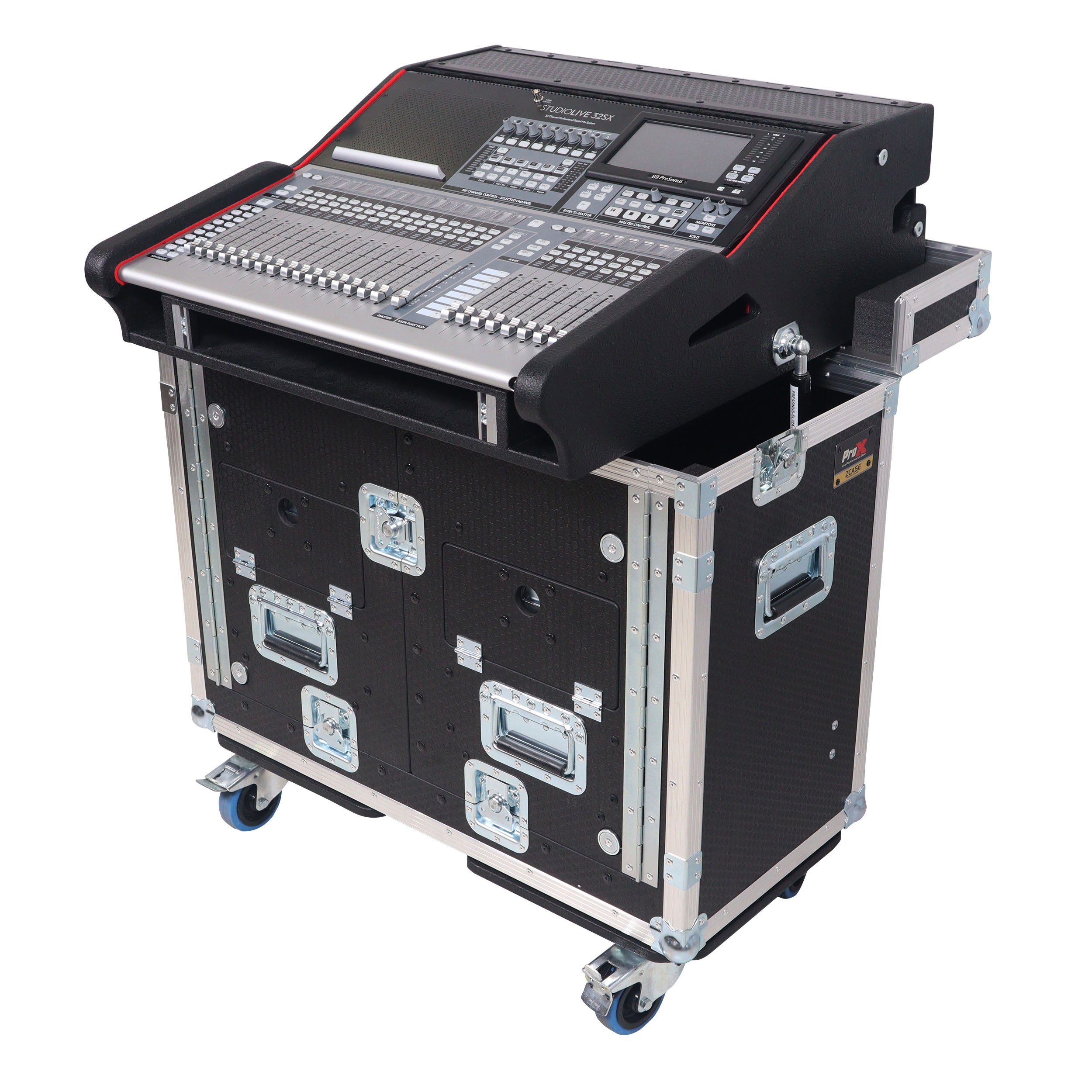 Flip-Ready Easy Retracting Hydraulic Lift Case for PreSonus StudioLive 32SX Mixing Console