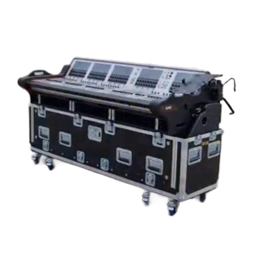 Soundcraft VI6 Flip-Ready Hydraulic Console Easy Retracting Lifting Case with 3x 2U Rack Space by ZCASE