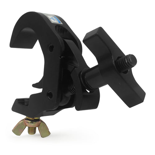 12PCS Aluminum Self-Locking M10 Clamp with Big Wing Knob for 2" Truss Tube Capacity 330 lbs. Black Finish