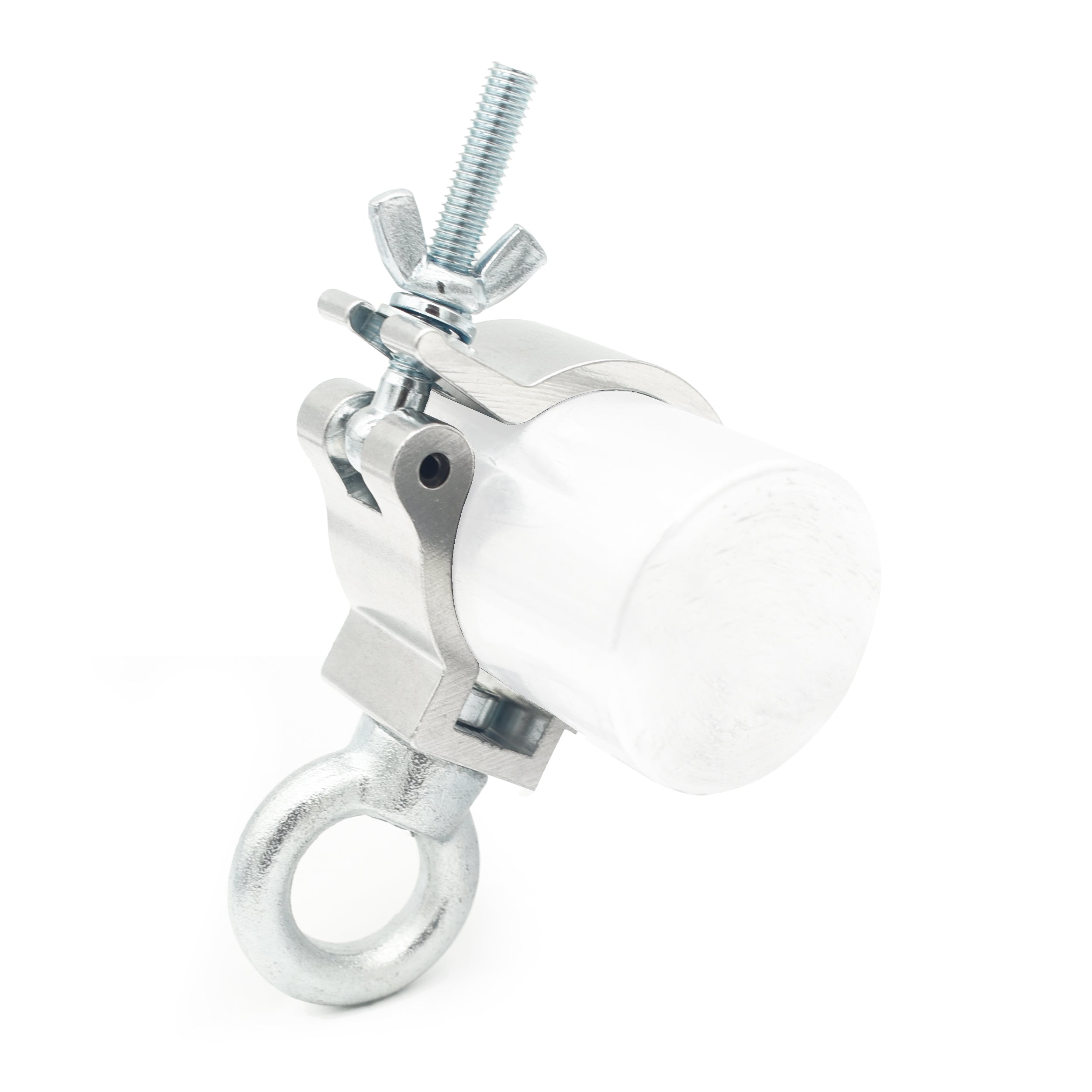 T-C14 Medium Duty Clamp w/ Eyebolt fits 1.8-52.0 in Tube Capacity 165 LBS M10 Bolt — Aluminum