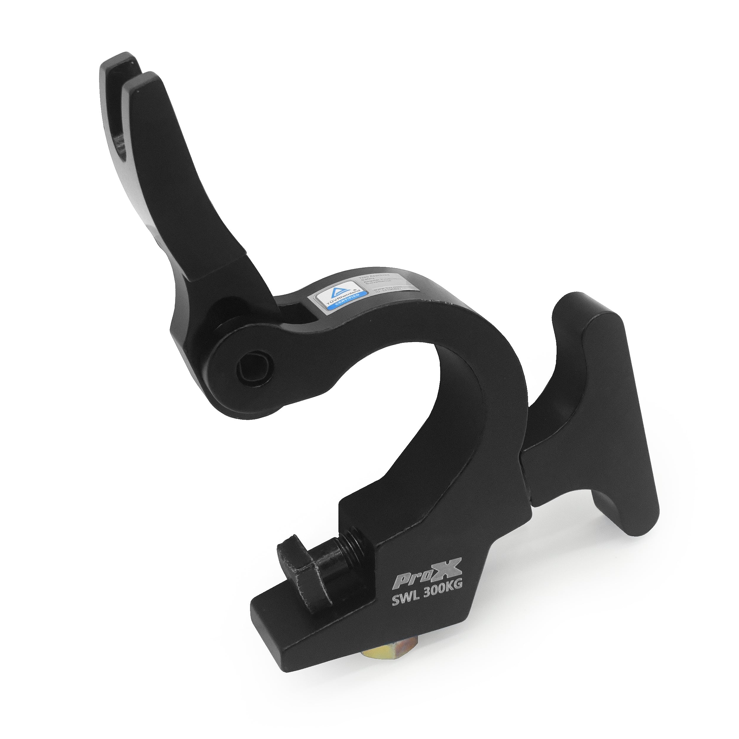 Heavy-Duty Quick-Release Lighting Clamp in Black Finish