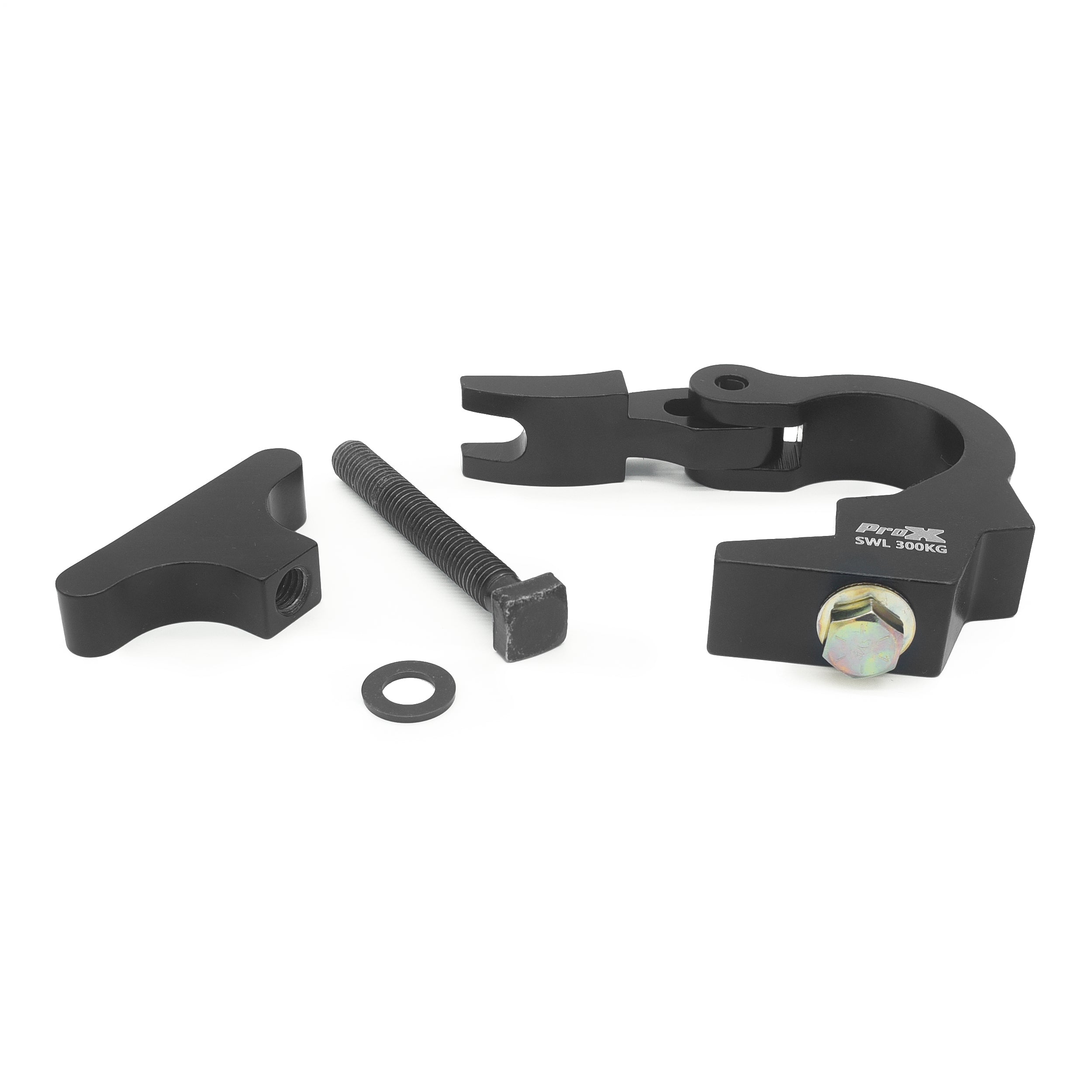 Heavy-Duty Quick-Release Lighting Clamp in Black Finish