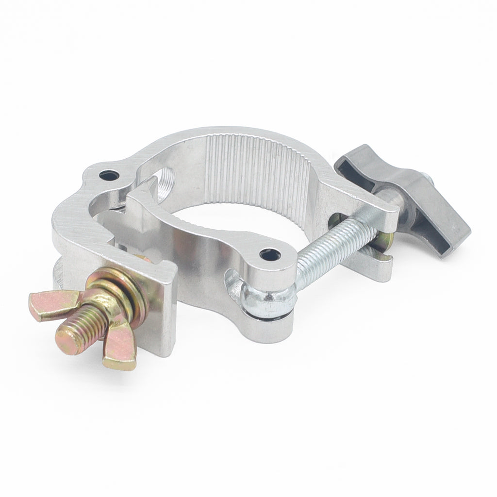 24PCS T-C27H Aluminum Slim Hook Style M10 Clamp with Big Wing Knob for 2" Truss Tube Capacity 220 Lbs