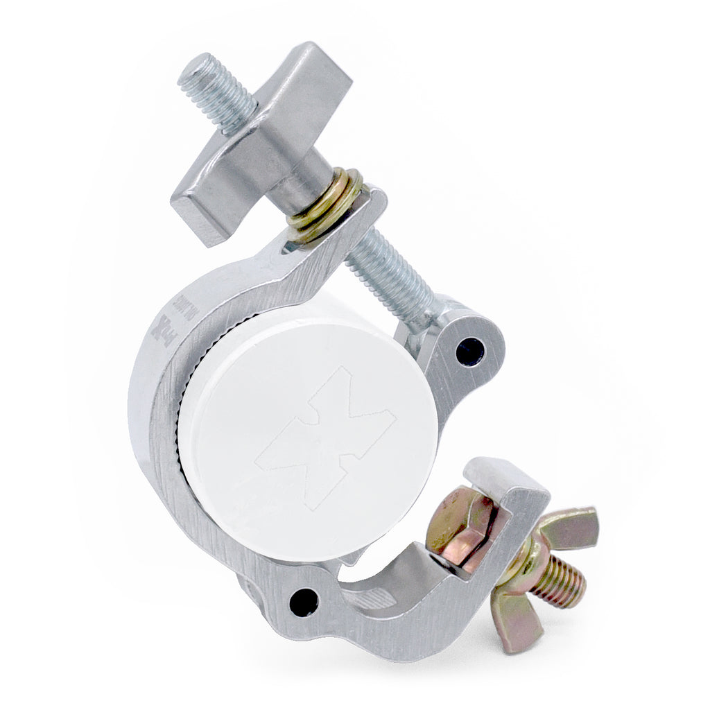24PCS T-C27H Aluminum Slim Hook Style M10 Clamp with Big Wing Knob for 2" Truss Tube Capacity 220 Lbs