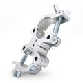24PCS Aluminum Slim Dual M10 Clamp with Big Wing Knob for 2" Truss Tube Capacity 661 lbs.