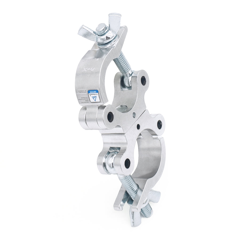 T-C6S Dual Swivel O-Clamp fits 1.5-2.0 in Tube Capacity 660 LBS —  Aluminum