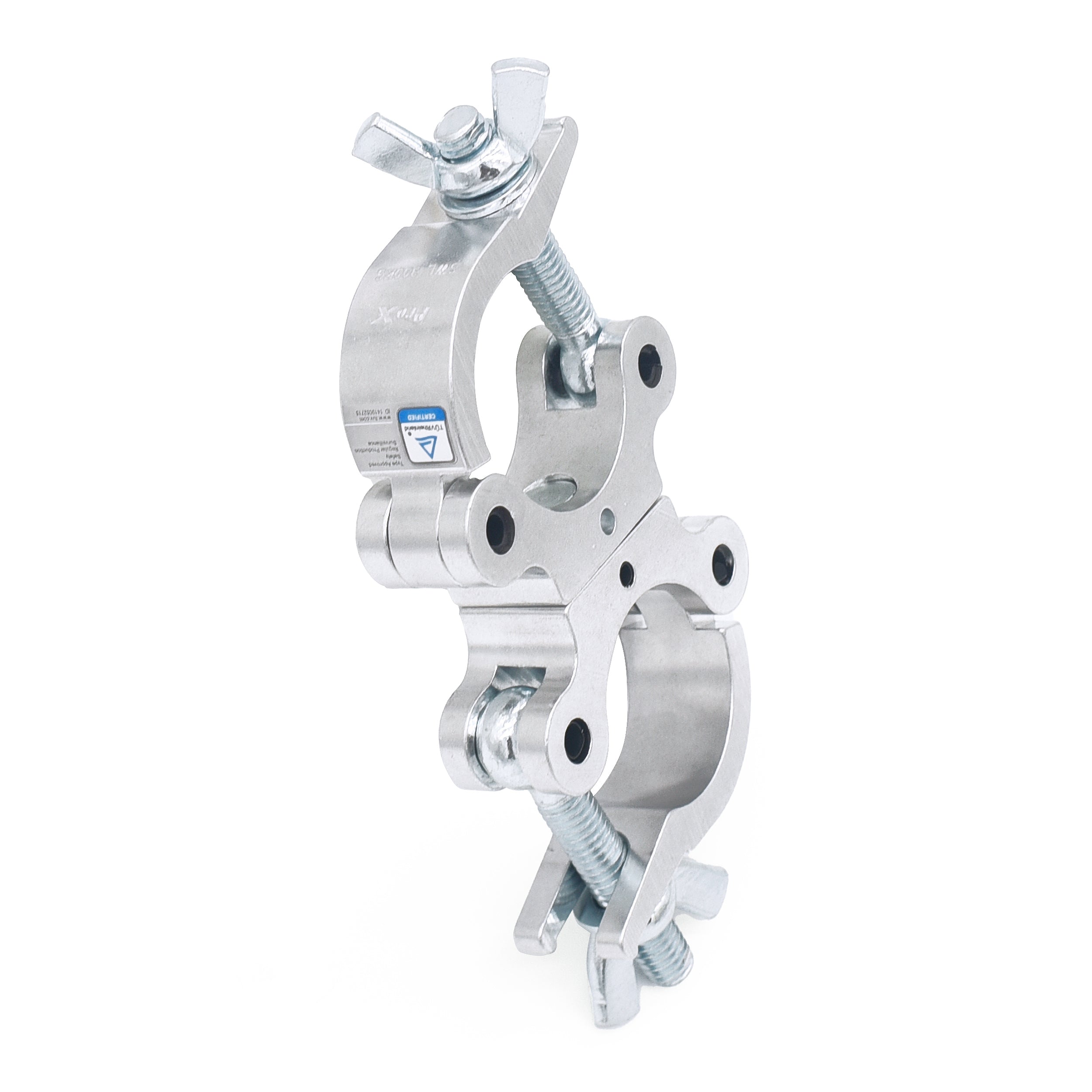 T-C6S Dual Swivel O-Clamp fits 1.5-2.0 in Tube Capacity 660 LBS —  Aluminum