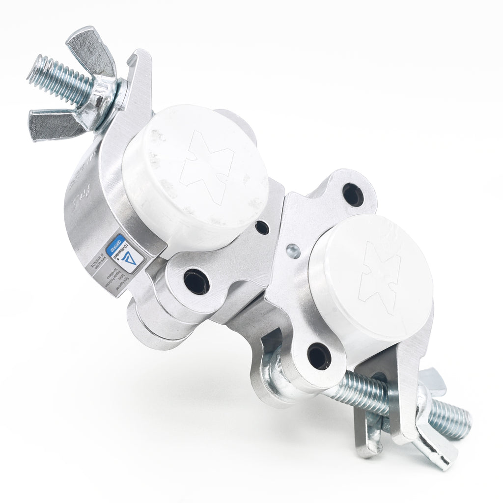 T-C6S Dual Swivel O-Clamp fits 1.5-2.0 in Tube Capacity 660 LBS —  Aluminum