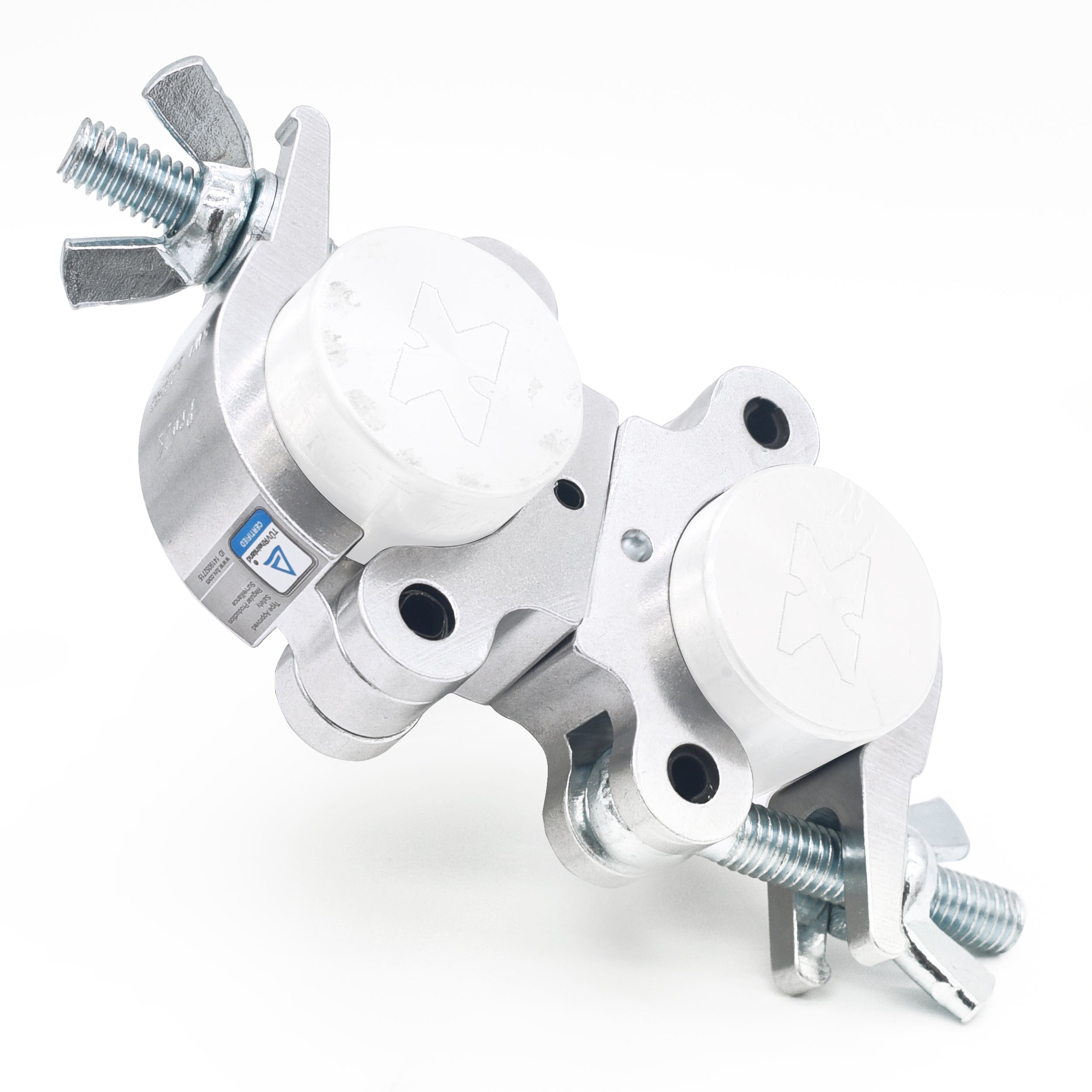 T-C6S Dual Swivel O-Clamp fits 1.5-2.0 in Tube Capacity 660 LBS —  Aluminum