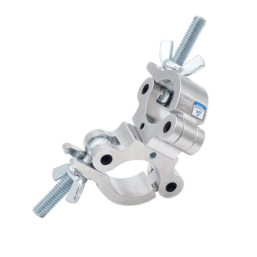 T-C6S Dual Swivel O-Clamp fits 1.5-2.0 in Tube Capacity 660 LBS —  Aluminum