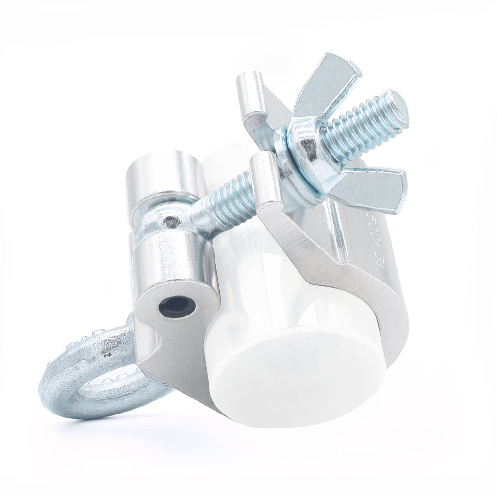 24PCS Aluminum Pro M10 Truss Clamp with Eyebolt for 2" Truss Tube for Hanging Lighting and Speakers Capacity 1102 lbs.